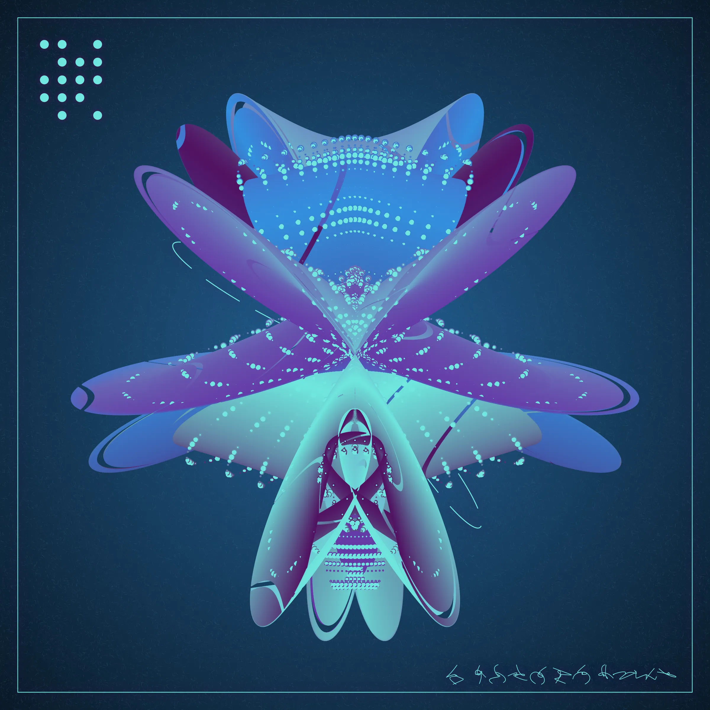 These are the military alien insects. They are symmetrical and asymmetrical simultaneously for existence in several dimensions. Being in a team, they unite into a collective mind increasing each other's abilities.

**Controls:**

Click to change mode (standard, skeleton, avatar). Press 1 to 9 to set pixel density according to the numbers.

 Sometimes before a new Shvembldr release, there is an opportunity to win TBOA tokens in Alien Insects Battle: https://www.tboa.club/insect_battle.