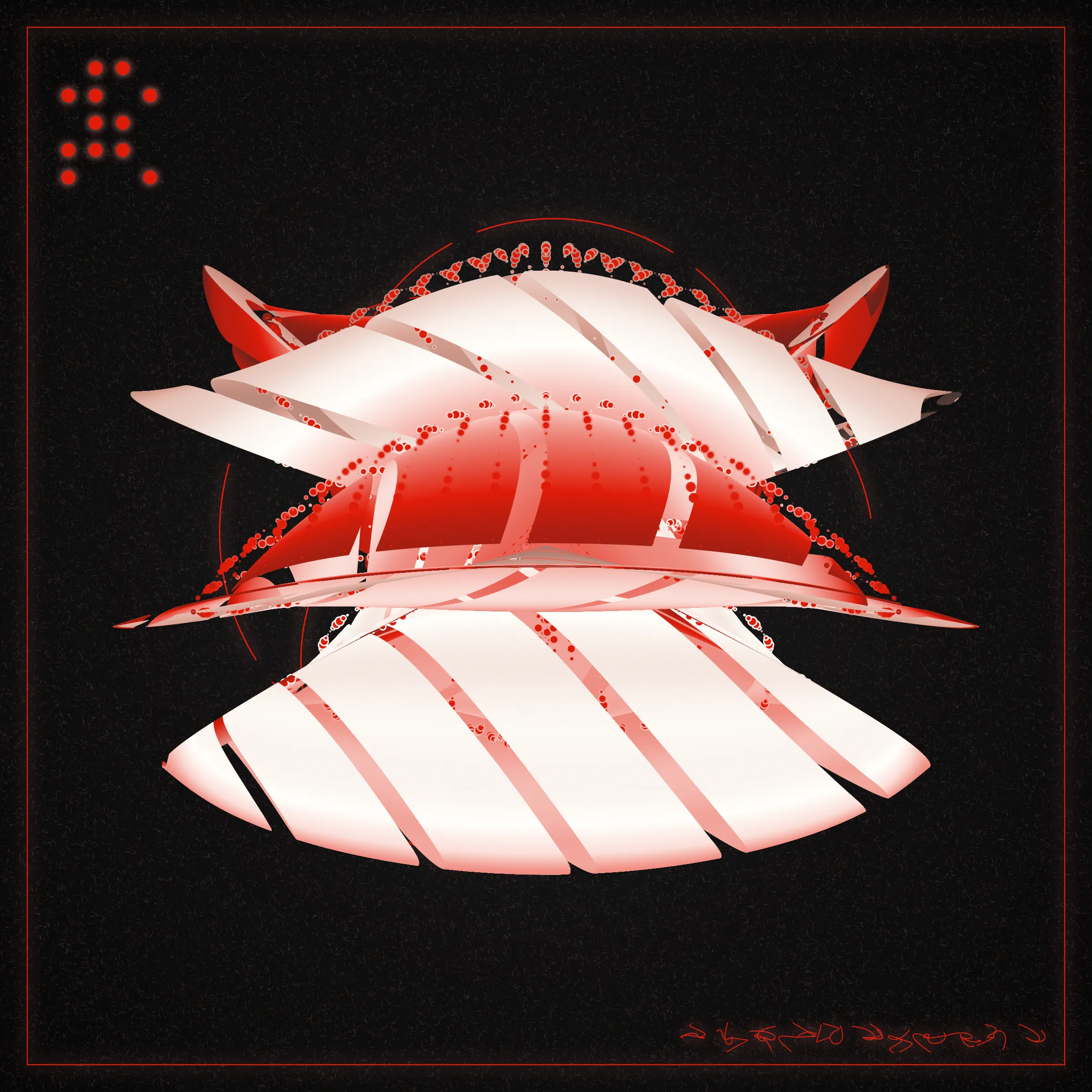 These are the military alien insects. They are symmetrical and asymmetrical simultaneously for existence in several dimensions. Being in a team, they unite into a collective mind increasing each other's abilities.

**Controls:**

Click to change mode (standard, skeleton, avatar). Press 1 to 9 to set pixel density according to the numbers.

 Sometimes before a new Shvembldr release, there is an opportunity to win TBOA tokens in Alien Insects Battle: https://www.tboa.club/insect_battle.