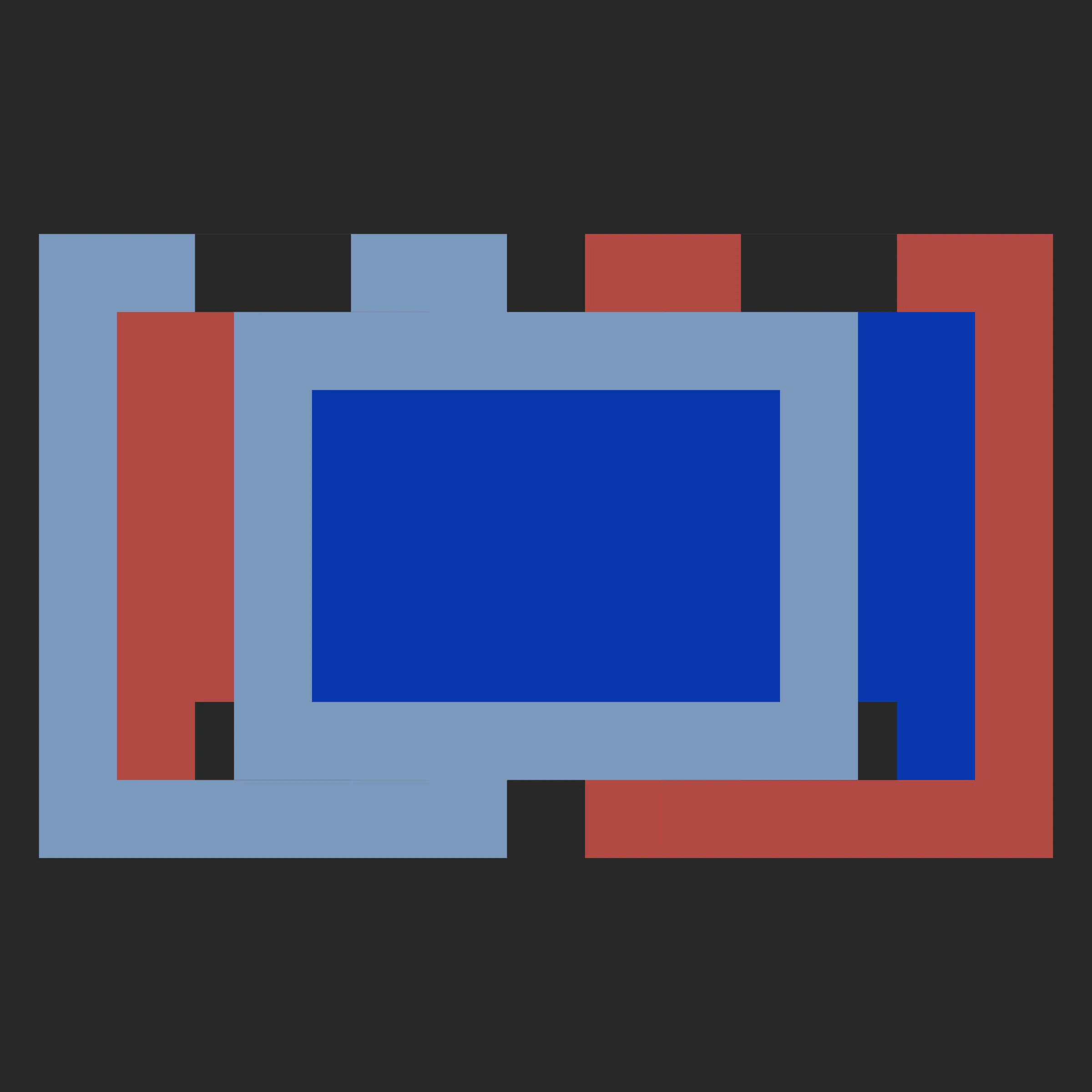 Six works from the _Placement_ series were on exhibition at the Art Blocks Gallery in Marfa, Texas from May – October, 2022. 

_Placement_ is a series of 500 artworks that are iteratively generated by an algorithm built by the artist. These hard-edge color-fields are visual representations of the underlying code; their color juxtapositions provoke a long look that goes beyond ‘seeing’. The frame assists in this process as it emphasizes concentration akin to the design of a digital display. The mechanisms of production – code and silkscreen – fade away to present artworks of pure color projected onto a screen or laid on top of paper. In this way, the artist relates the allure of vivid, saturated ink to the mesmerizing glow of a digital display. Cooper is engaged with themes such as digital materiality and the phenomenological.