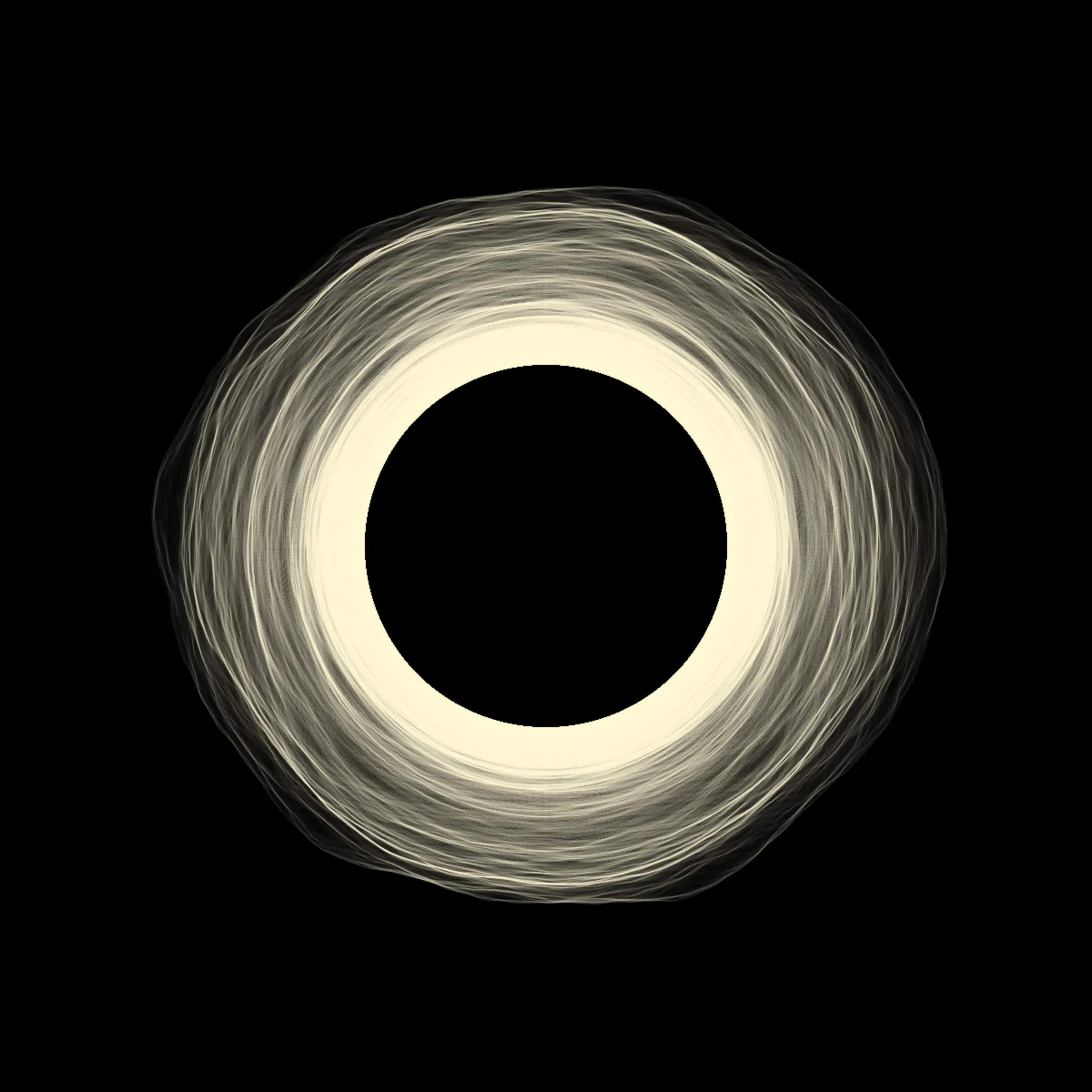 Every Singularity is unique. Each form’s properties; Symmetry, Chaos, Mass, Force and Turbulence are driven by data extracted from the transaction hash.