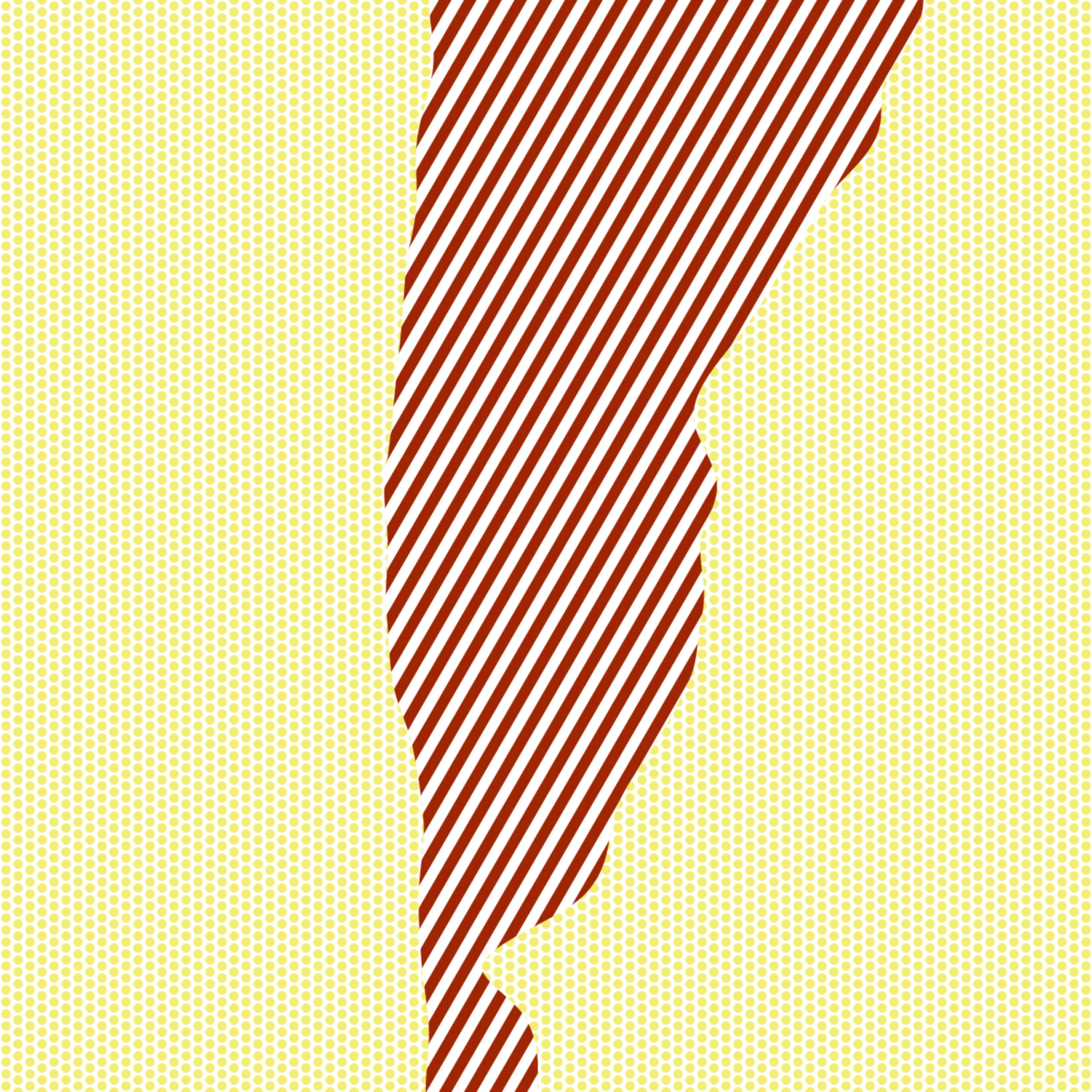 An ode to Roy Lichtenstein, incorporating his iconic version of Ben-Day dots, halftone dots, angled stripes, and solid color patches. Inspired by Roy's sea and landscape paintings, each artwork generates a unique combination of patterns, shapes, and colors.