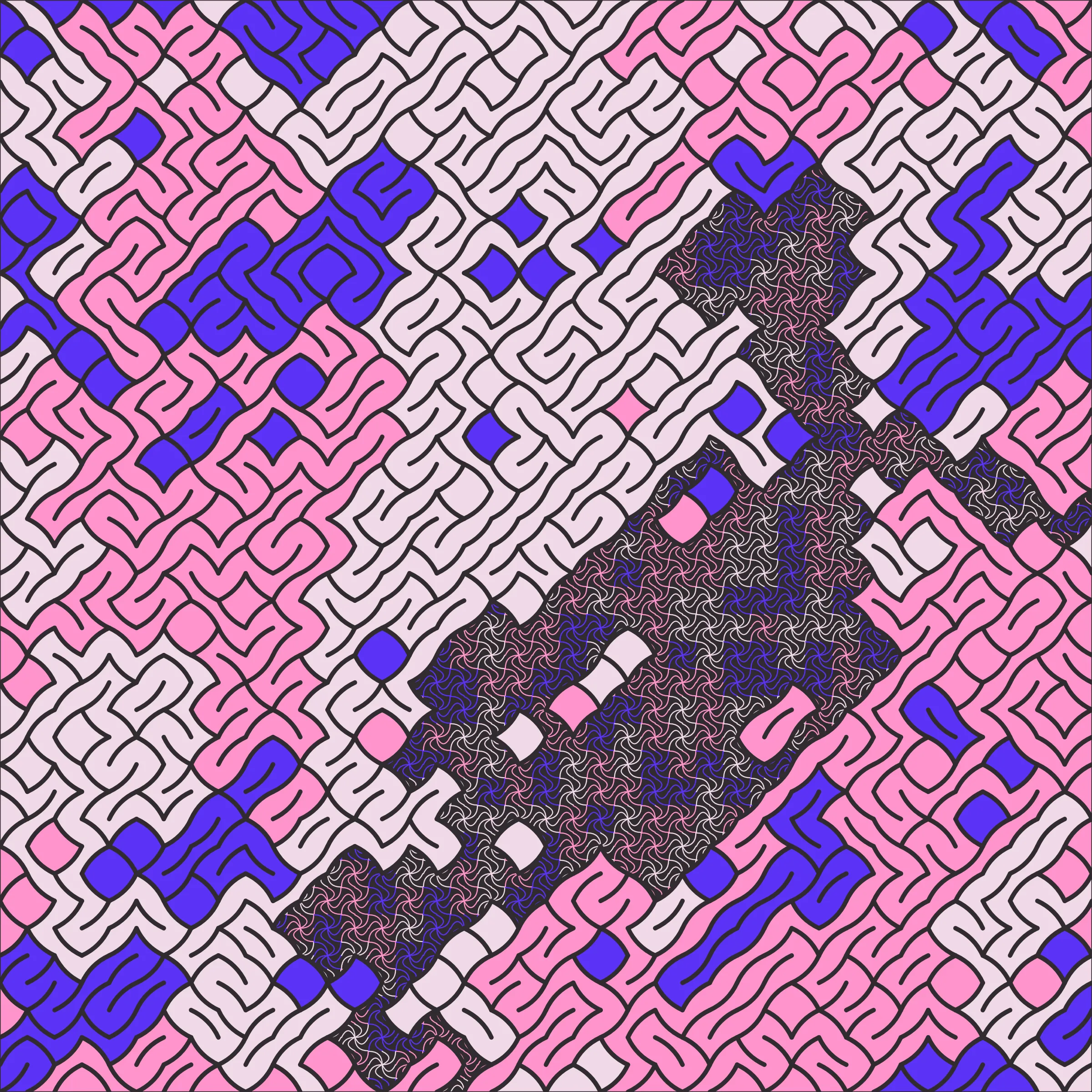 Cushions brings together image processing and generative art techniques. The latter provides the geometric structure, and the former creates the organic shapes. Every single pixel and its connectedness to other pixels are explicitly considered. Inspiration for the palettes ranges from digital illustrations and pastels to a nod to renowned artists and different ethnicities. The organic shapes and the textures within symbolize the beauty in our individual oddities. Some pieces evoke the semblance of fantastical dreams in starry nights. Some of the comfort and familiarity of home. Some of nostalgia and long-lost friends. Some of reasonable and grounded perspectives. Some of sparks, some of style, some of strength, and some of passion. Some of candy. Some of pop art. Some of modern interior design. And some of traditional Indian cushions, known as Takiya.