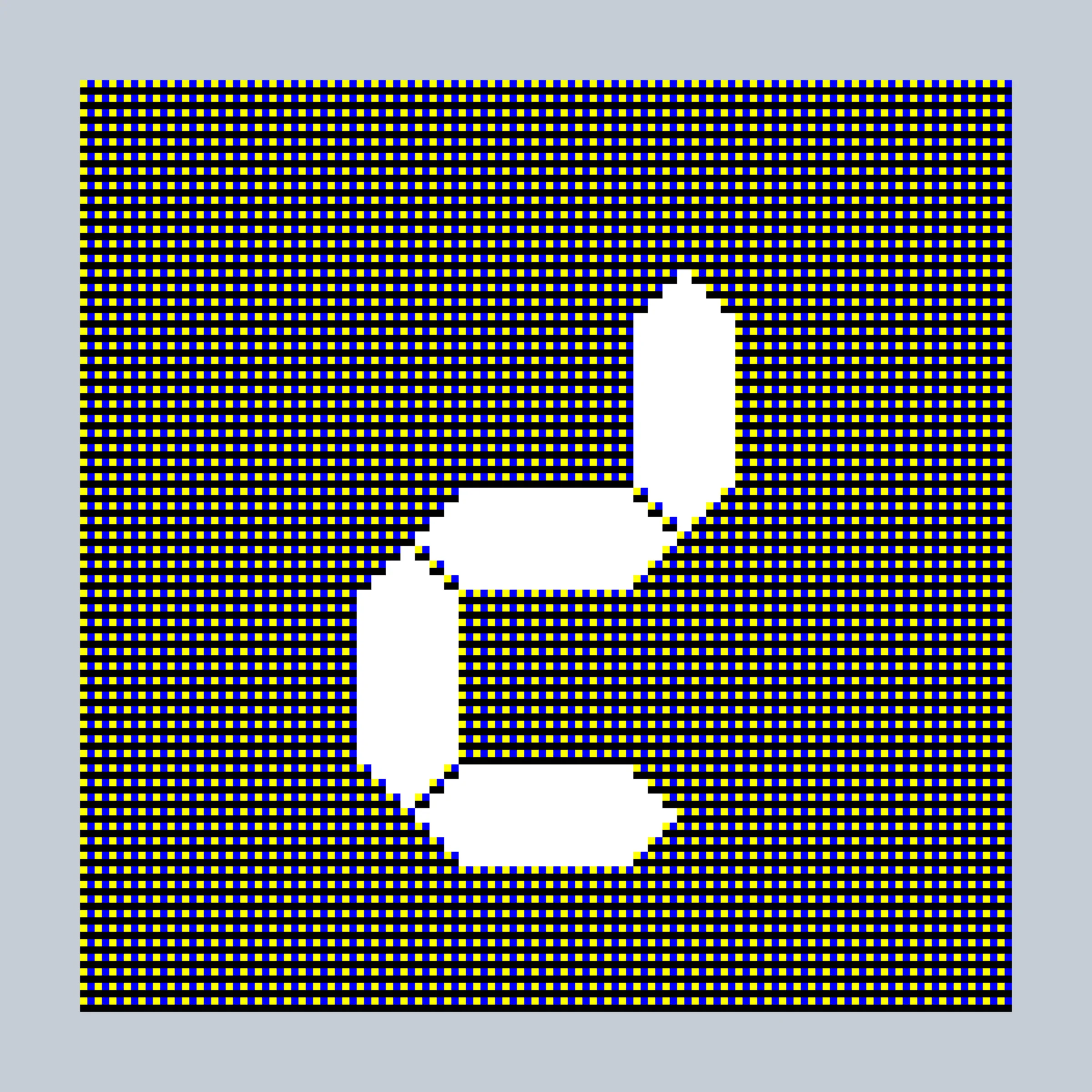 The essence of all things digital is– the bit. One or Zero. On or Off. Where digital becomes analog. This piece pays tribute to our digital legacy of 8-bit color and 7-segment LED displays– technological limitations which are mirrored in the constraints of putting art on the blockchain. Although the image represents the art, the art of the token itself is the code– which renders everything bitwise, pixel by pixel, all contained within 27-bits of information.