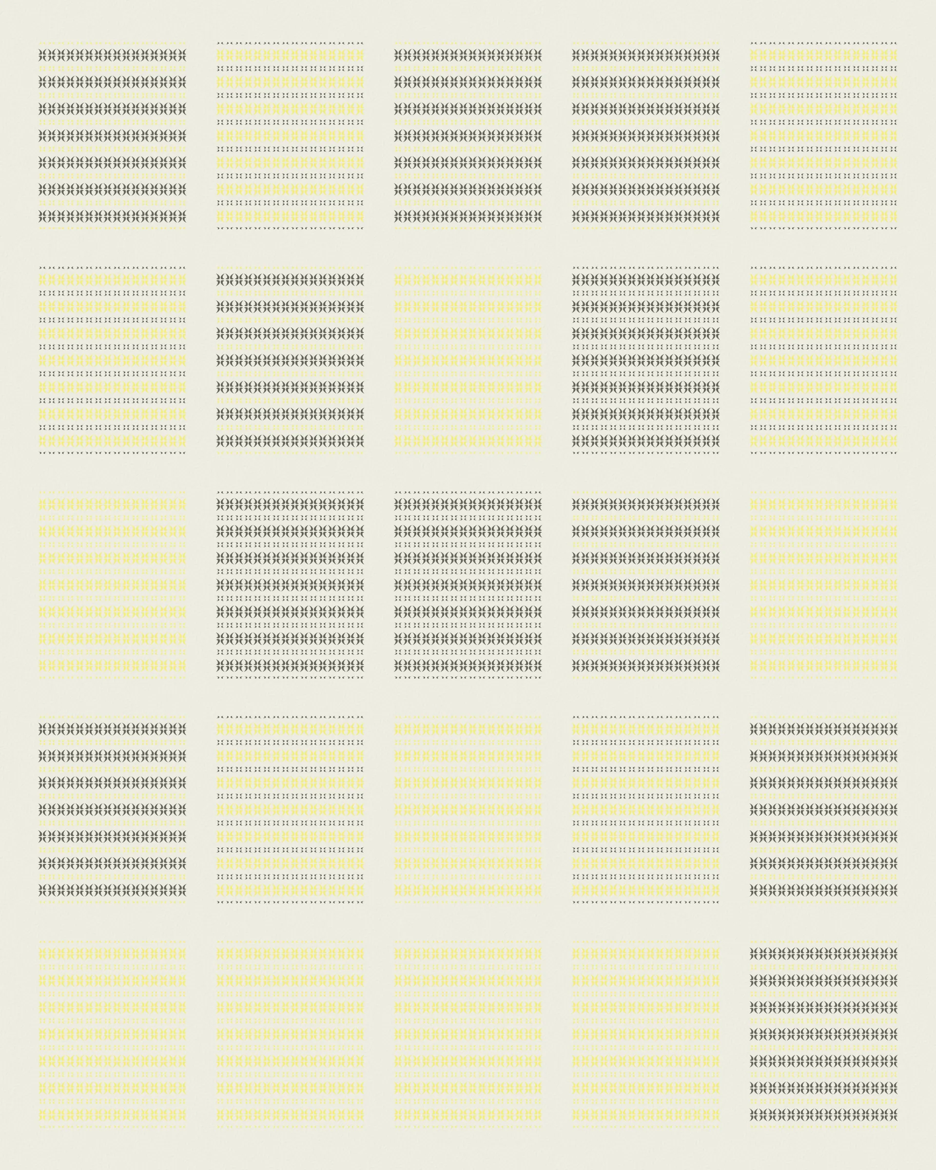Abstract typographic elements slide together to create new characters. In some compositions, a single character is featured. In others, characters string together to form words and sentences, which the algorithm shapes into often-familiar layouts.

The type designer Gerard Unger said “it is almost impossible to look and read at the same time”. Asemica invites you to look without the burden of legibility.

Created by Emily Edelman, Dima Ofman, and Andrew Badr. Command-S to download a vector file. Live token best viewed in Chrome.