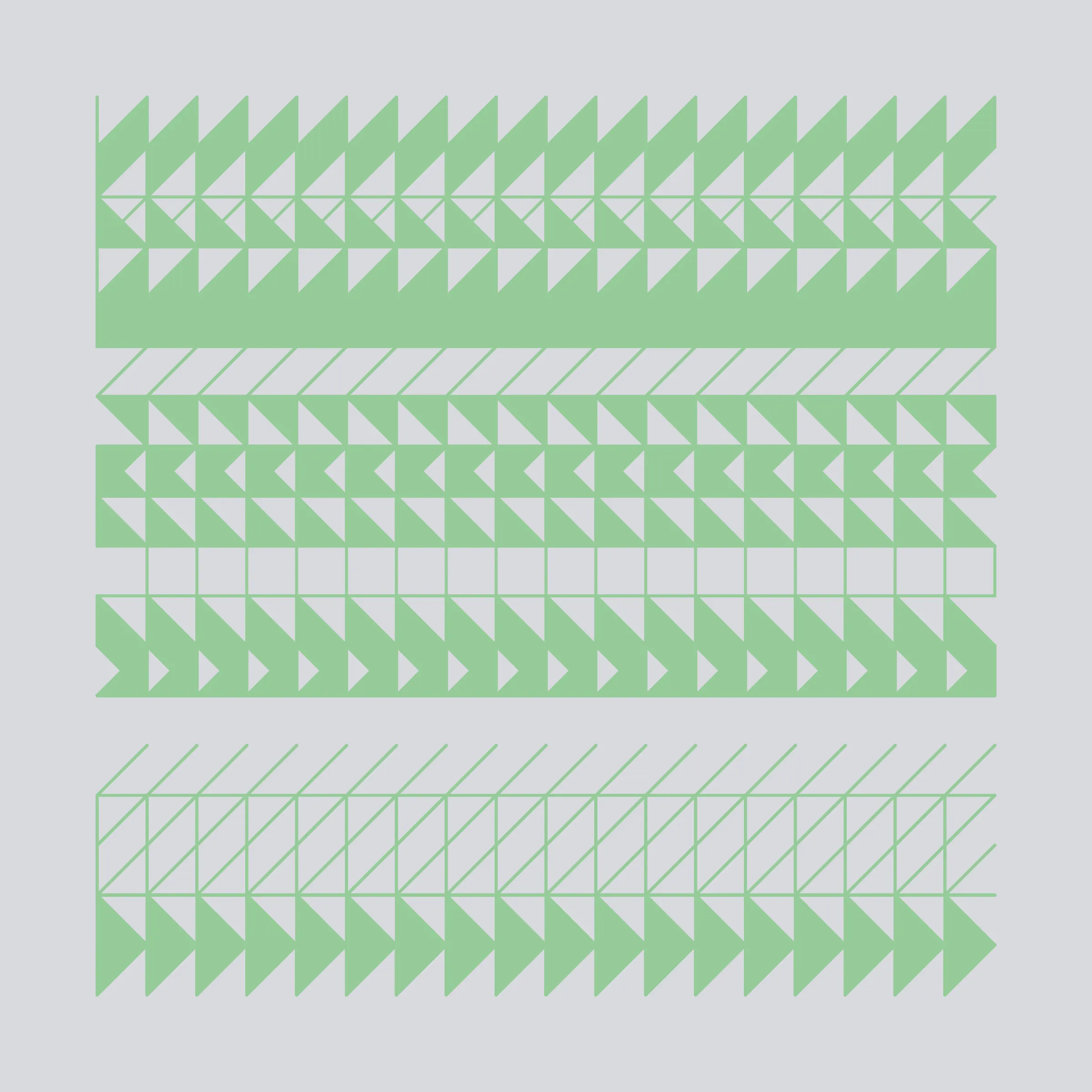 Simple rules - complex patterns. An exploration of abstract variation through generative symbols.