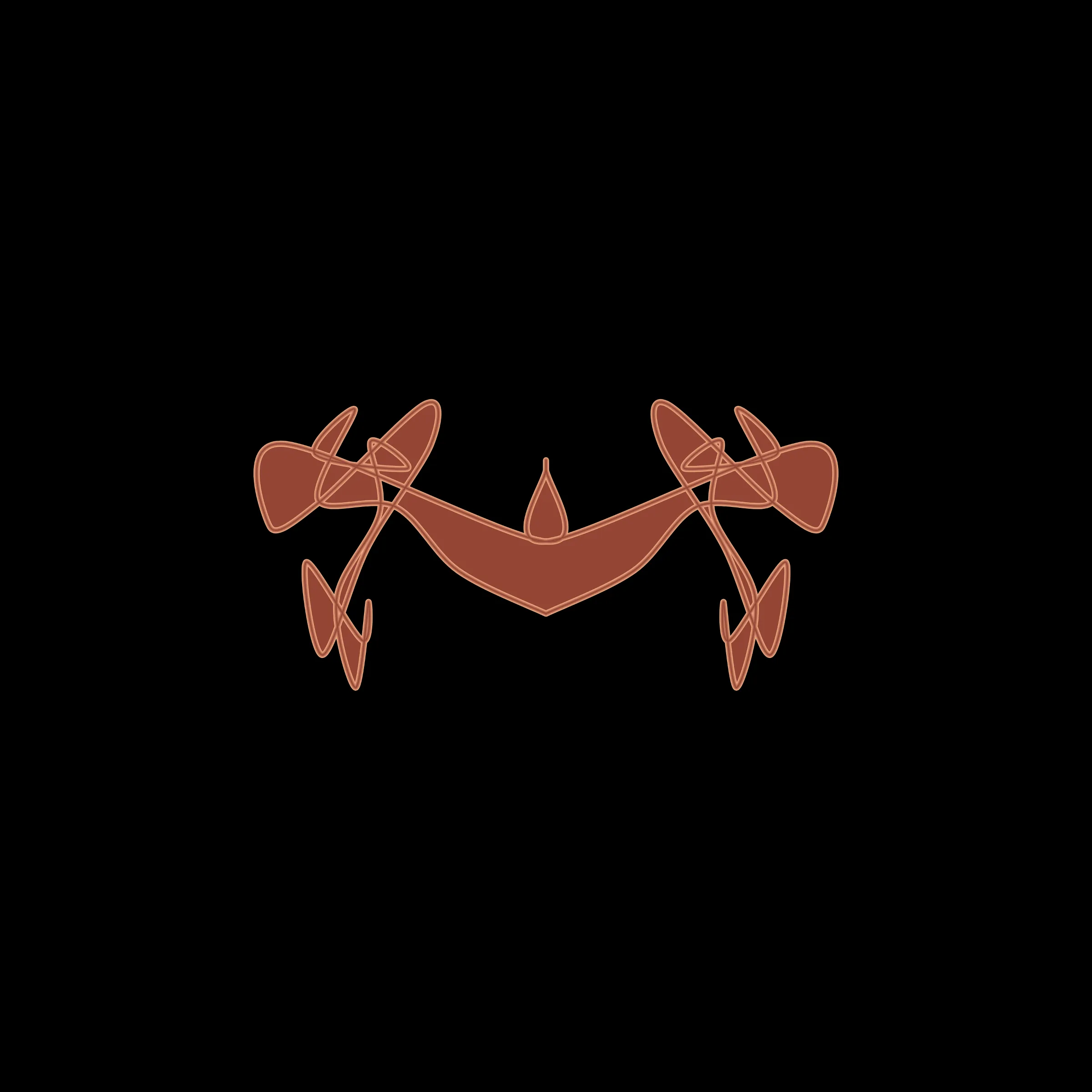 A cryptoart collectible series to indulge the irrepressible human compulsion for pareidolia. This algorithmic homage to Hermann Rorschach's inkblot perception test will help you externalize your inner world onto the sometimes elegant, sometimes inchoate curves of a unique, one-of-a-kind, ownable cryptoblot on the Ethereum blockchain. What will YOUR cryptoblot reveal about you?