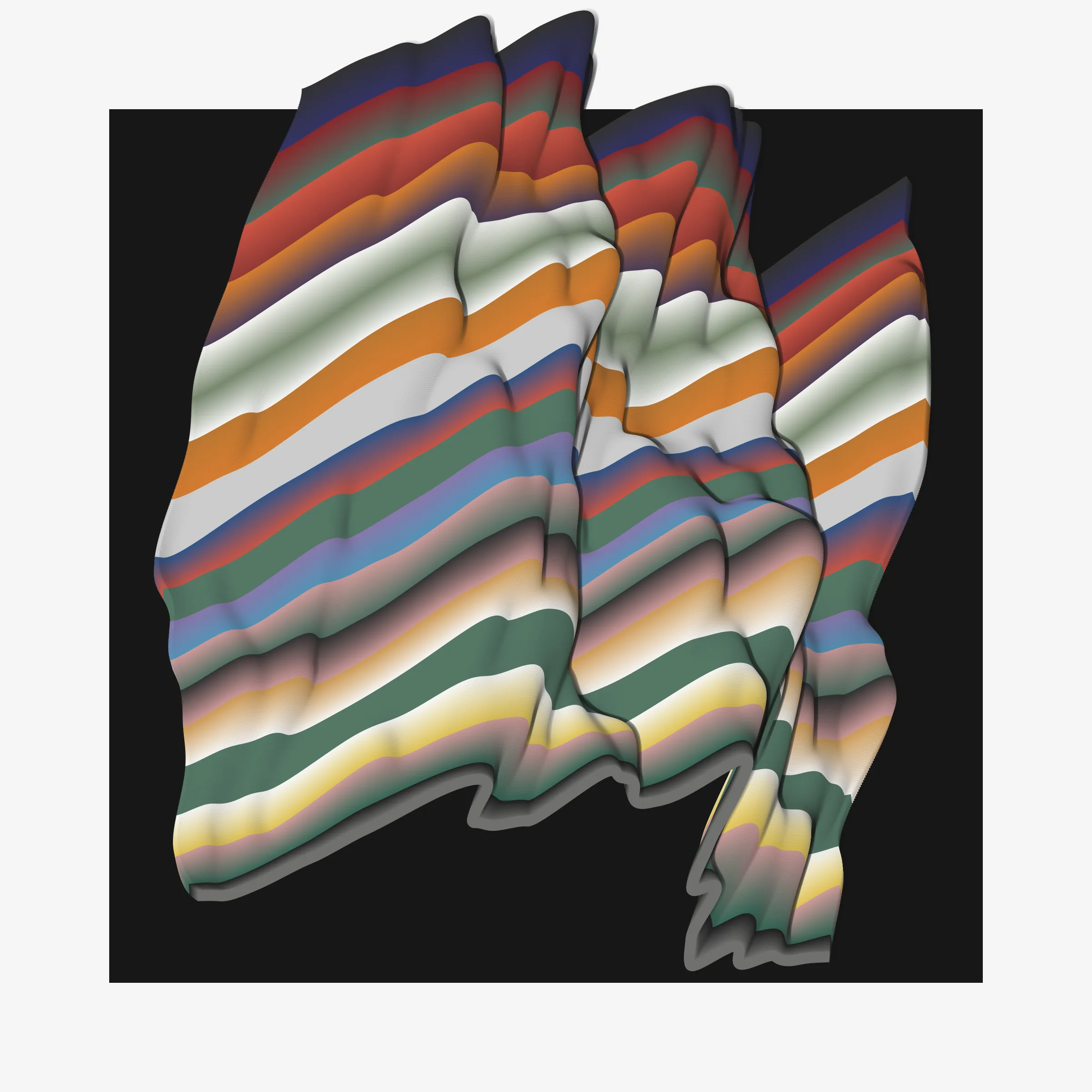 Apparitions" is an exploration of the space between algorithmic and organic. Each "Apparition" is unique to the transaction that originated it. Created by Aaron Penne