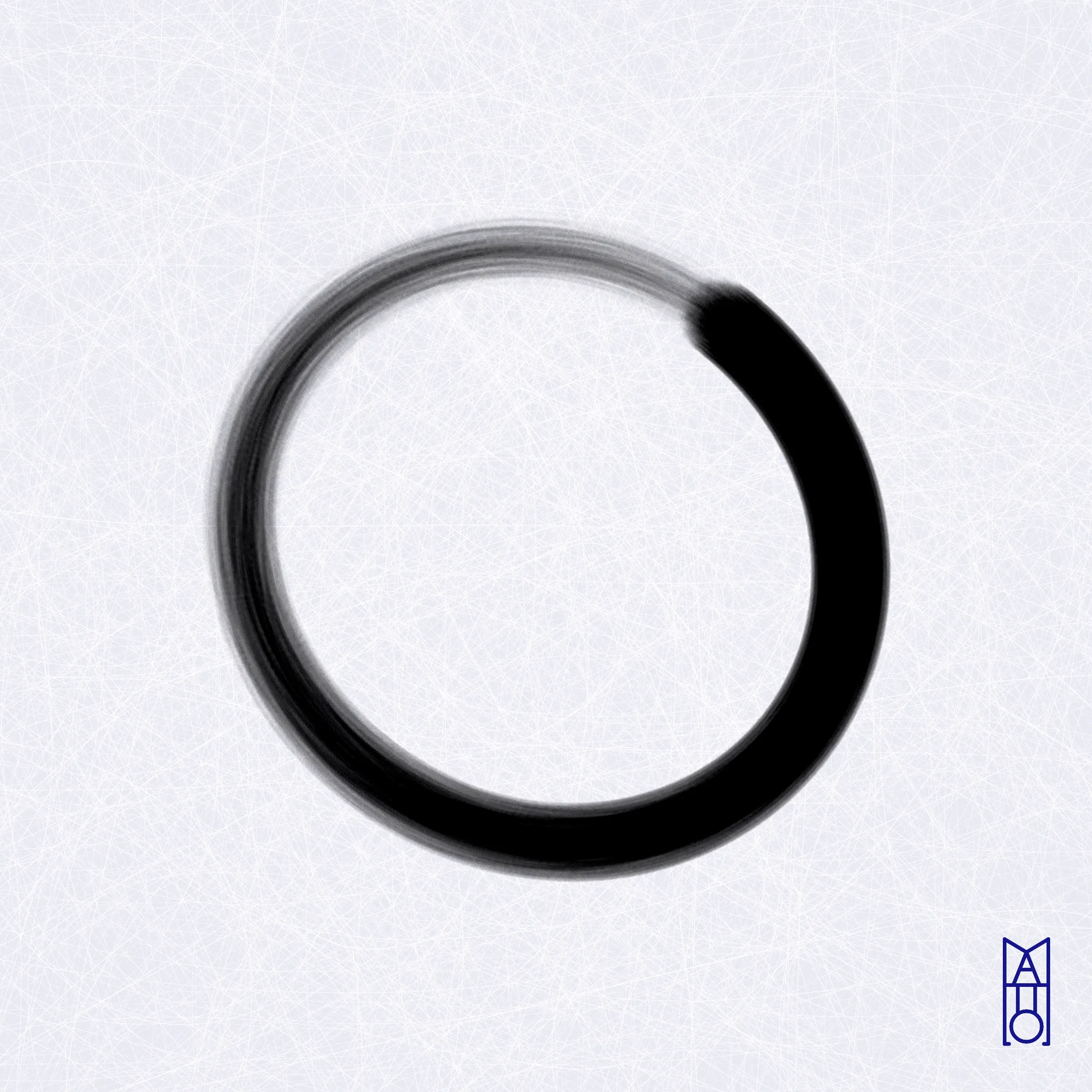 In Zen, ensō is a symbol that represents elegance and enlightenment. It is typically painted by hand in an uninhibited way, allowing for unexpected and beautiful results. Inspired by sumi-e (ink wash painting), this project mimics the practice of painting an ensō in ink by utilizing p5.js. Each generated image uses values from a unique transaction hash to determine paper, brush, ink, the quantity of ink held by each bristle, how quickly the ink flows, and more—all with the goal of creating a simple yet serendipitous painting.