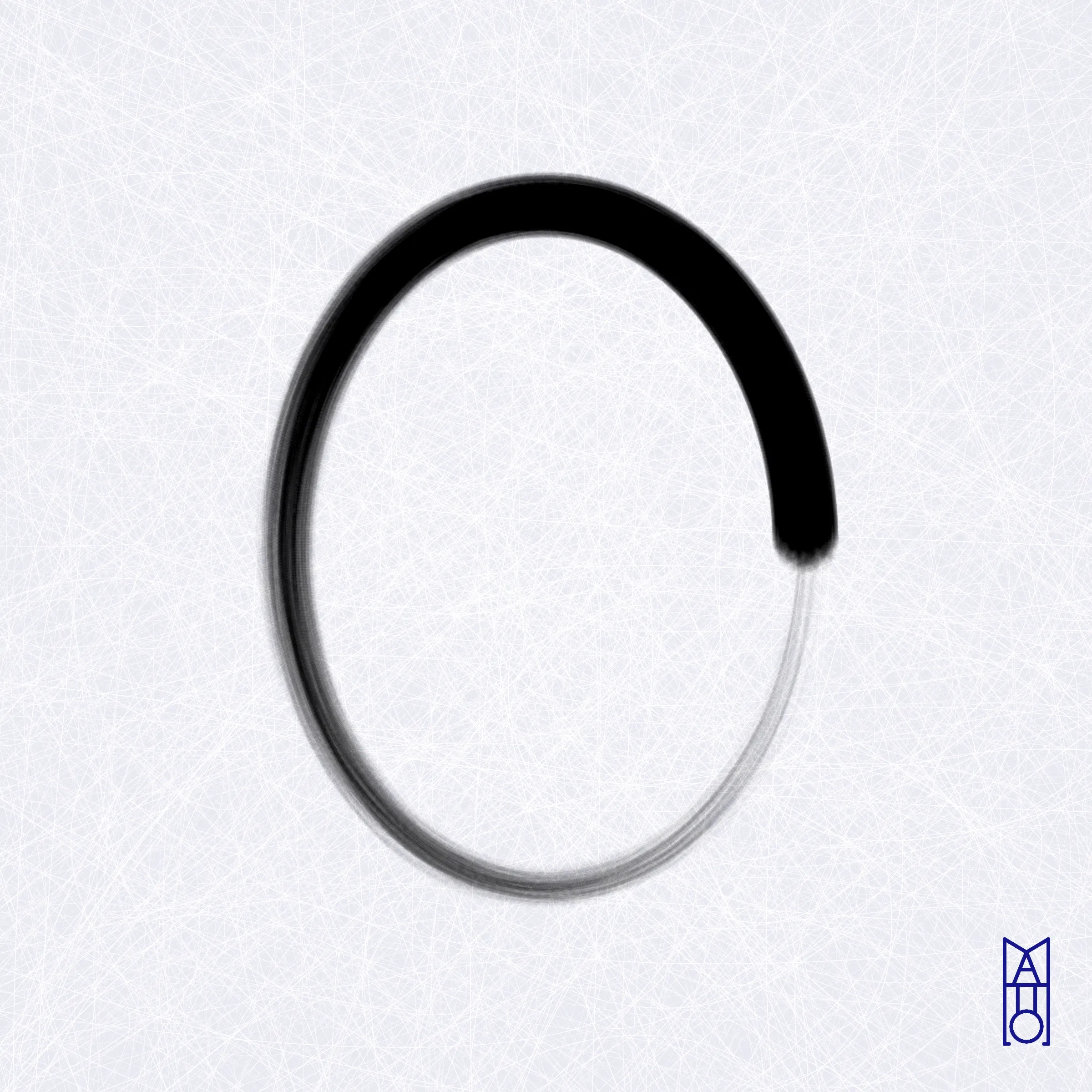 In Zen, ensō is a symbol that represents elegance and enlightenment. It is typically painted by hand in an uninhibited way, allowing for unexpected and beautiful results. Inspired by sumi-e (ink wash painting), this project mimics the practice of painting an ensō in ink by utilizing p5.js. Each generated image uses values from a unique transaction hash to determine paper, brush, ink, the quantity of ink held by each bristle, how quickly the ink flows, and more—all with the goal of creating a simple yet serendipitous painting.