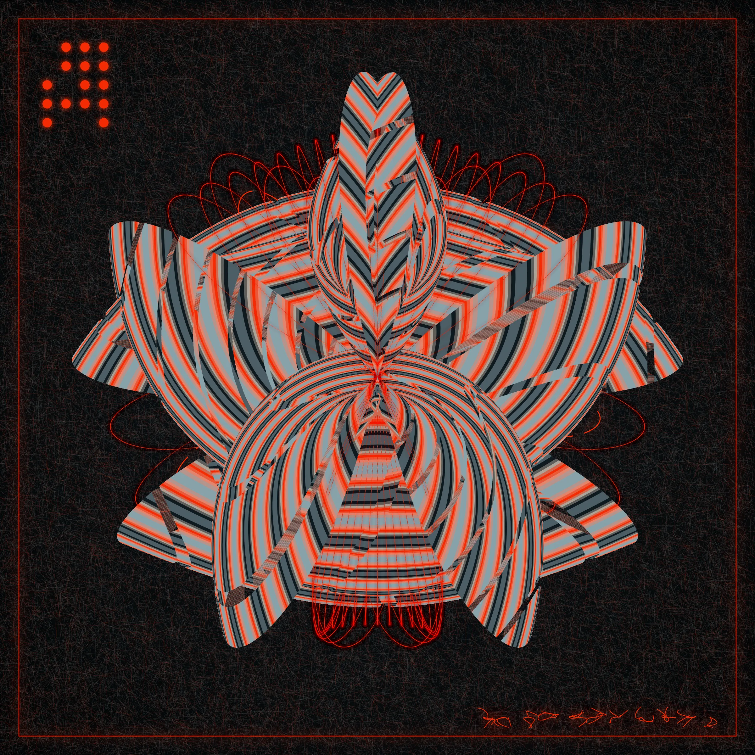 These are the military alien insects. They are symmetrical and asymmetrical simultaneously for existence in several dimensions. Being in a team, they unite into a collective mind increasing each other's abilities.

**Controls:**

Click to change mode (standard, skeleton, avatar). Press 1 to 9 to set pixel density according to the numbers.

 Sometimes before a new Shvembldr release, there is an opportunity to win TBOA tokens in Alien Insects Battle: https://www.tboa.club/insect_battle.