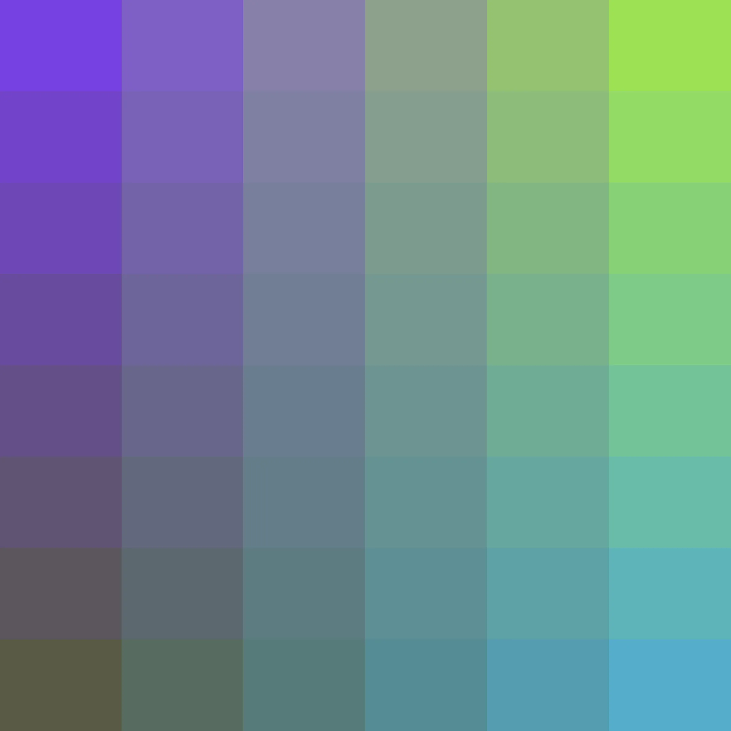 Exploring the interaction of four parent colors.