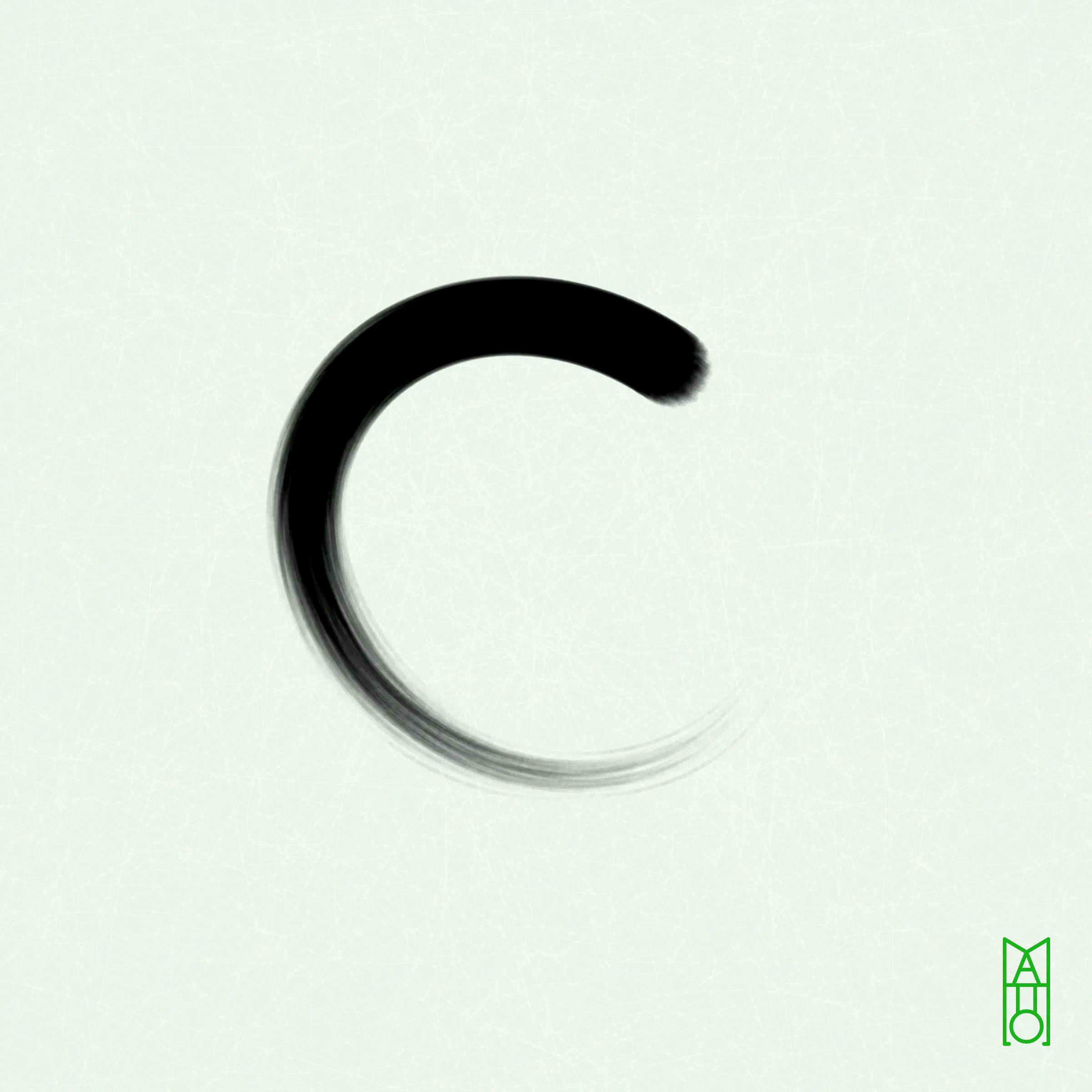 In Zen, ensō is a symbol that represents elegance and enlightenment. It is typically painted by hand in an uninhibited way, allowing for unexpected and beautiful results. Inspired by sumi-e (ink wash painting), this project mimics the practice of painting an ensō in ink by utilizing p5.js. Each generated image uses values from a unique transaction hash to determine paper, brush, ink, the quantity of ink held by each bristle, how quickly the ink flows, and more—all with the goal of creating a simple yet serendipitous painting.