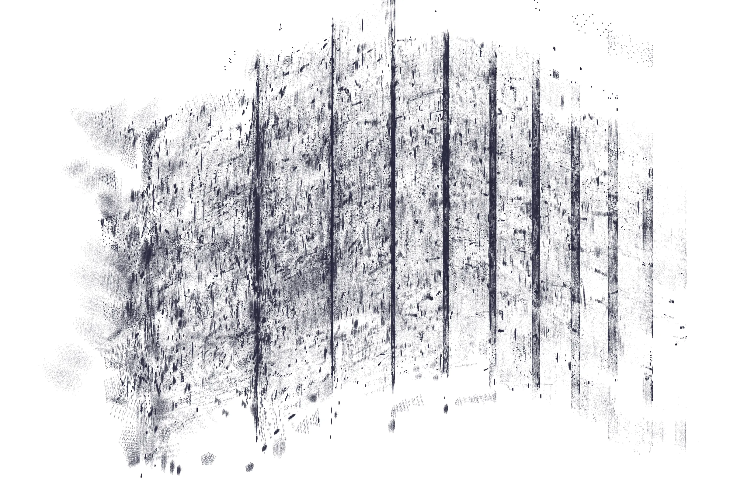 "Attraction" is a system that draws single pixels, one by one, according to a set of rules inspired by the 'Chaos Game'.
Additionally, trigonometric functions may be used to displace pixels, resulting in wave patterns.

All unique properties of each artwork are defined by the token's hash. This hash will set all the parameters: the color palette, the positioning of objects and the rules by which pixels are drawn.

By the nature of this system, several well known patterns from computing and math may appear in the artworks.
