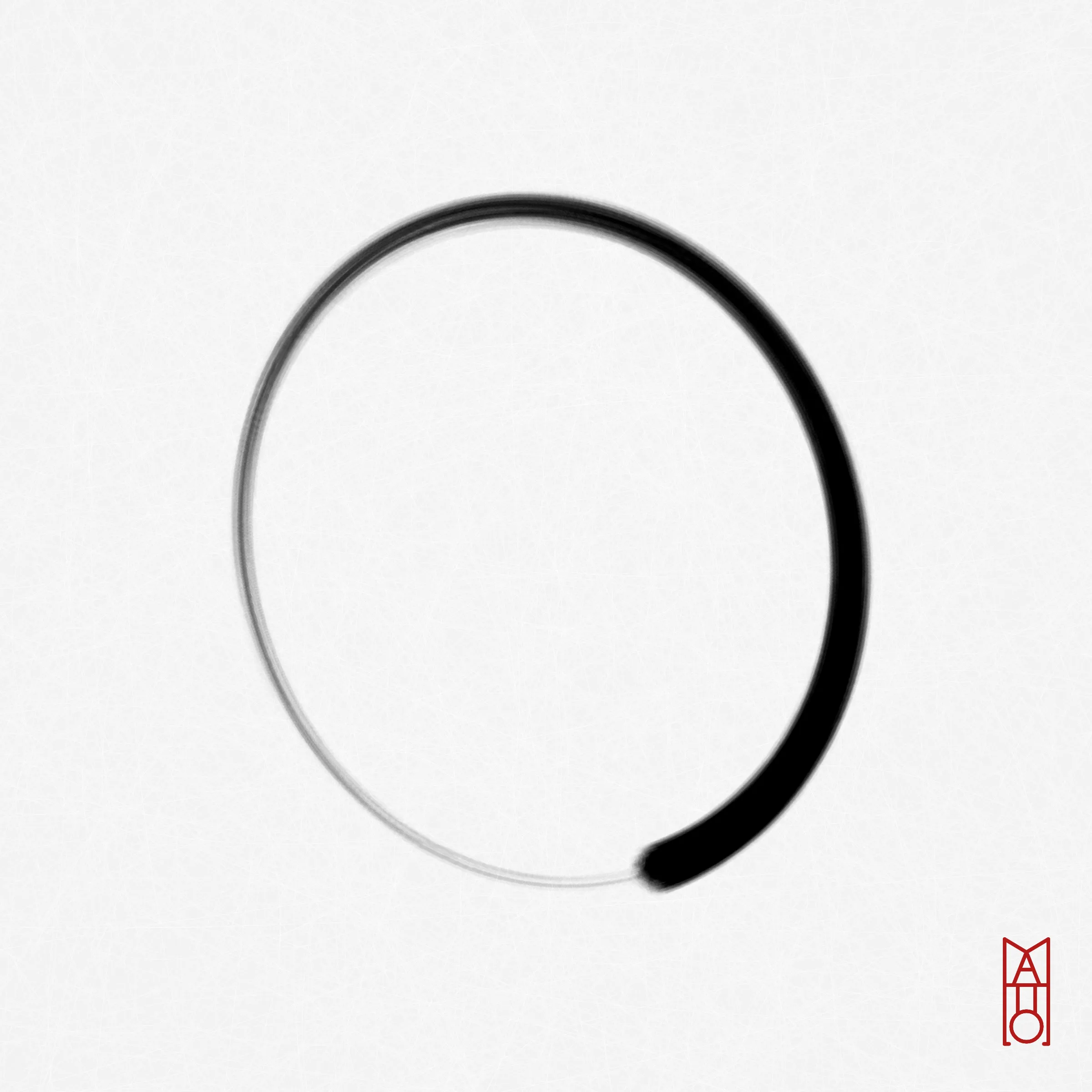 In Zen, ensō is a symbol that represents elegance and enlightenment. It is typically painted by hand in an uninhibited way, allowing for unexpected and beautiful results. Inspired by sumi-e (ink wash painting), this project mimics the practice of painting an ensō in ink by utilizing p5.js. Each generated image uses values from a unique transaction hash to determine paper, brush, ink, the quantity of ink held by each bristle, how quickly the ink flows, and more—all with the goal of creating a simple yet serendipitous painting.