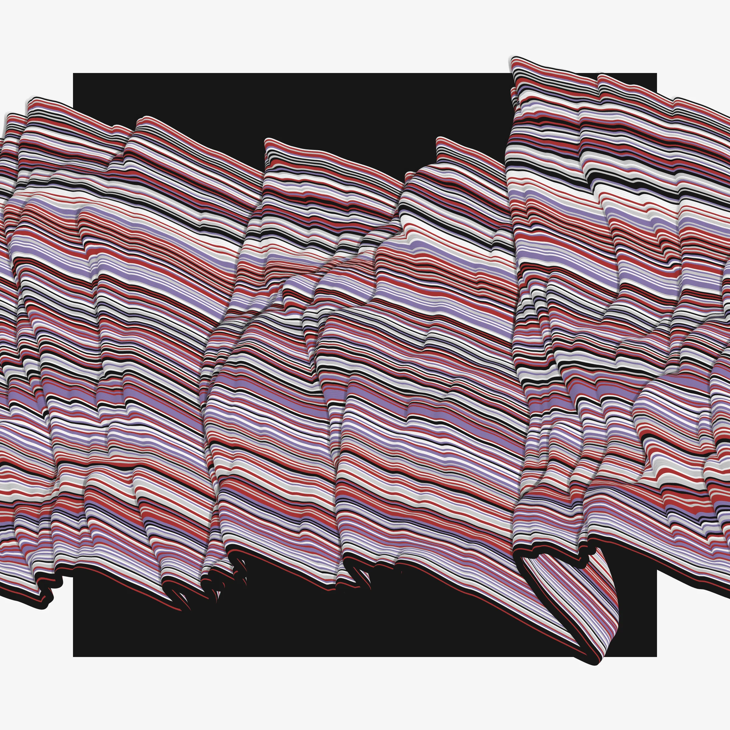 Apparitions" is an exploration of the space between algorithmic and organic. Each "Apparition" is unique to the transaction that originated it. Created by Aaron Penne