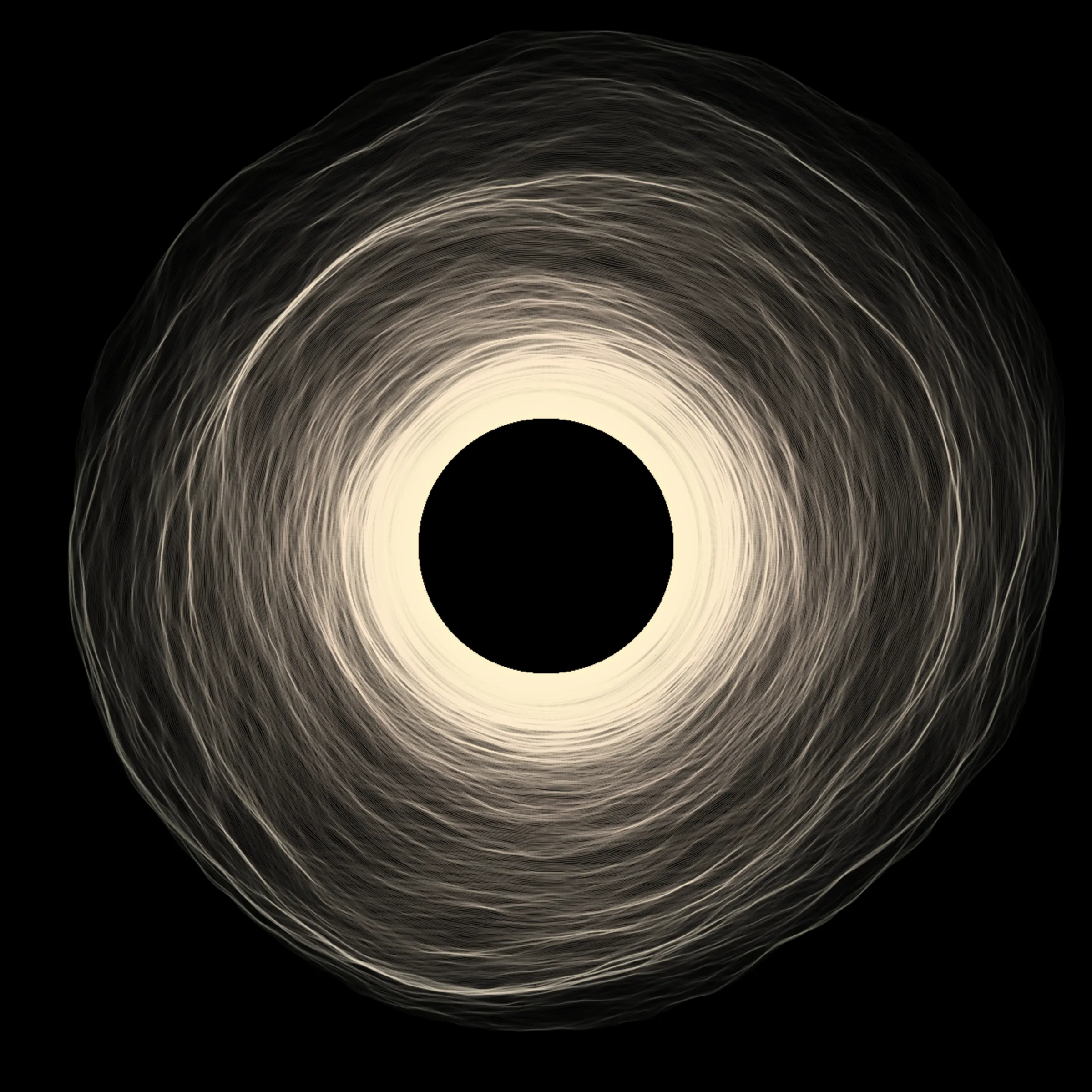 Every Singularity is unique. Each form’s properties; Symmetry, Chaos, Mass, Force and Turbulence are driven by data extracted from the transaction hash.