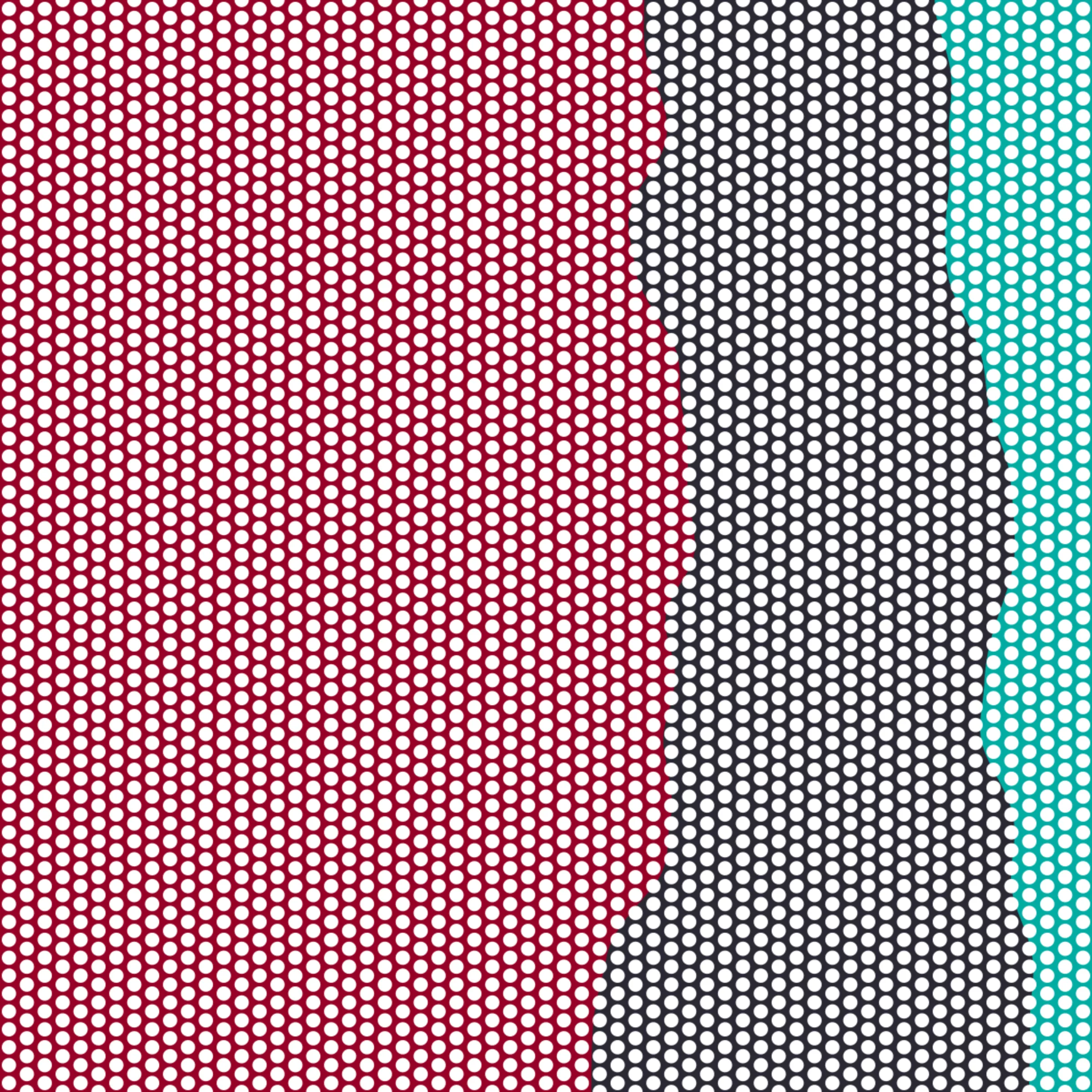 An ode to Roy Lichtenstein, incorporating his iconic version of Ben-Day dots, halftone dots, angled stripes, and solid color patches. Inspired by Roy's sea and landscape paintings, each artwork generates a unique combination of patterns, shapes, and colors.