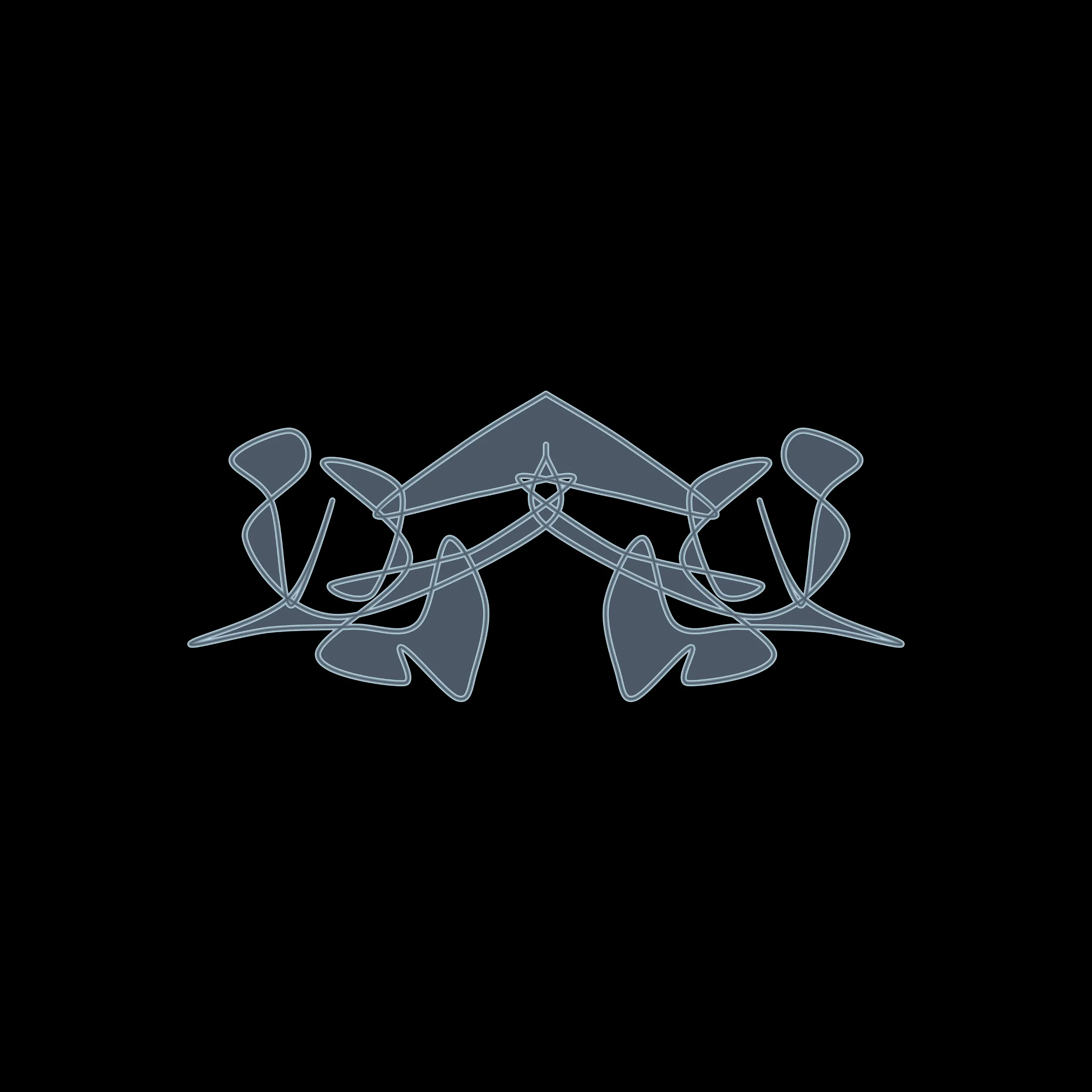 A cryptoart collectible series to indulge the irrepressible human compulsion for pareidolia. This algorithmic homage to Hermann Rorschach's inkblot perception test will help you externalize your inner world onto the sometimes elegant, sometimes inchoate curves of a unique, one-of-a-kind, ownable cryptoblot on the Ethereum blockchain. What will YOUR cryptoblot reveal about you?