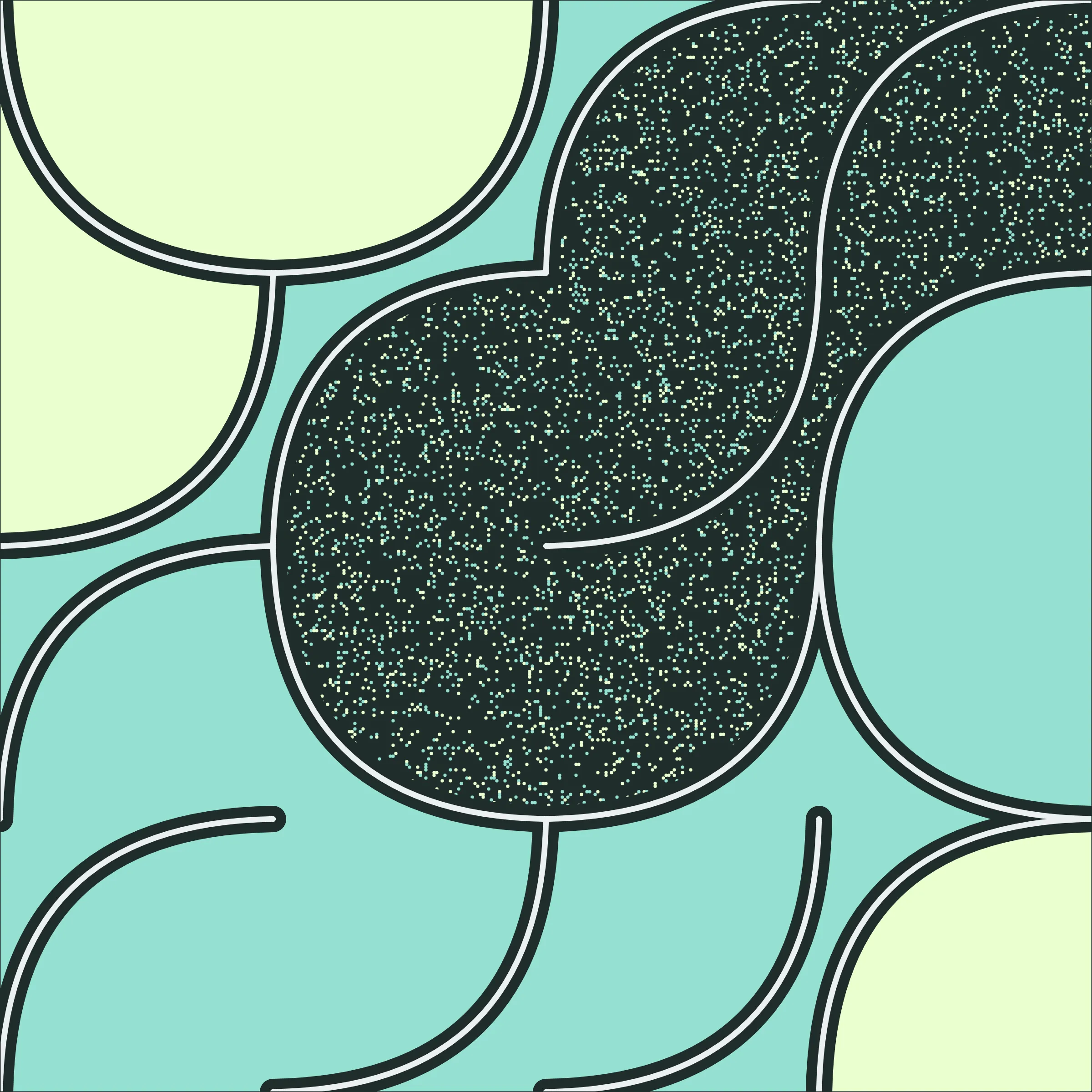 Cushions brings together image processing and generative art techniques. The latter provides the geometric structure, and the former creates the organic shapes. Every single pixel and its connectedness to other pixels are explicitly considered. Inspiration for the palettes ranges from digital illustrations and pastels to a nod to renowned artists and different ethnicities. The organic shapes and the textures within symbolize the beauty in our individual oddities. Some pieces evoke the semblance of fantastical dreams in starry nights. Some of the comfort and familiarity of home. Some of nostalgia and long-lost friends. Some of reasonable and grounded perspectives. Some of sparks, some of style, some of strength, and some of passion. Some of candy. Some of pop art. Some of modern interior design. And some of traditional Indian cushions, known as Takiya.