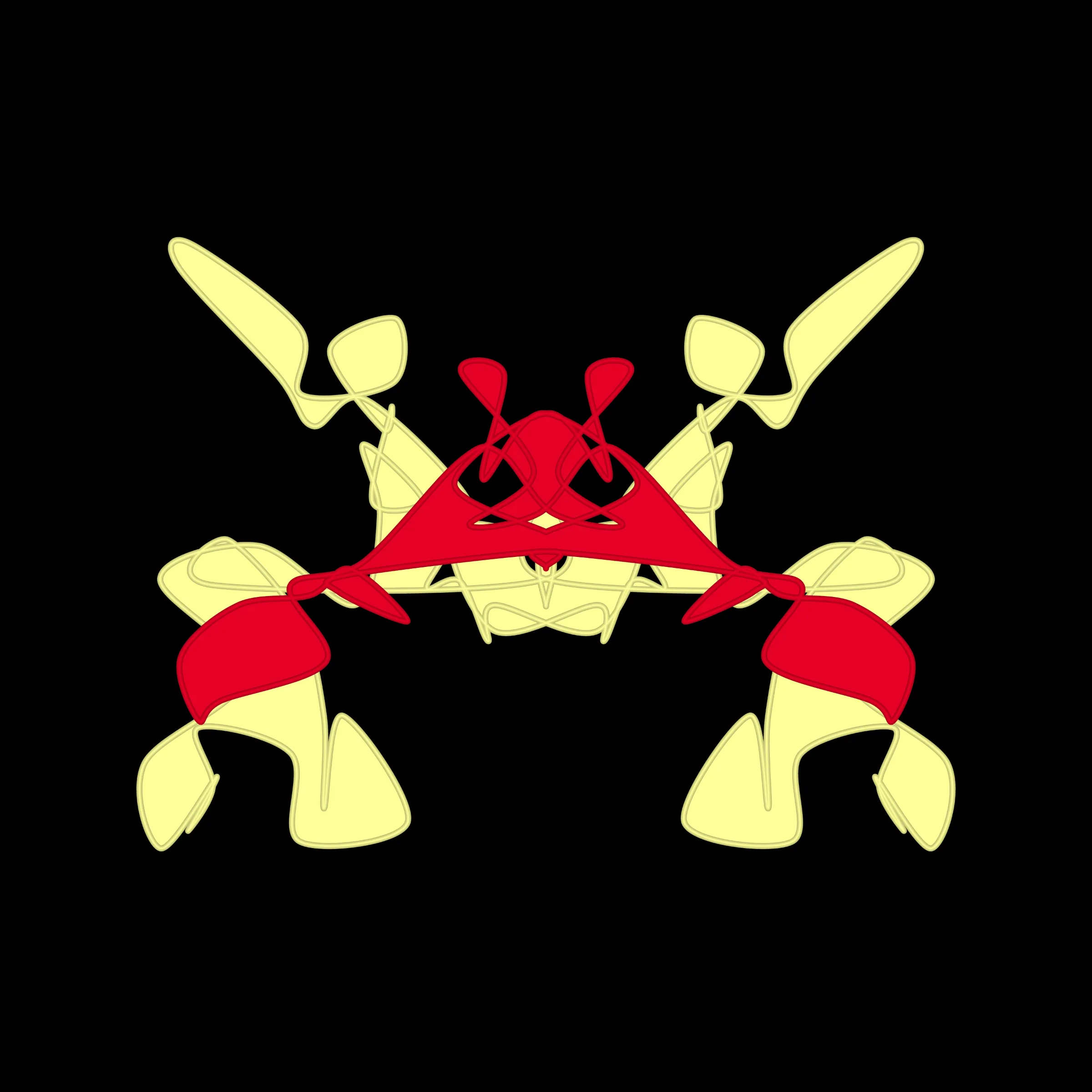 A cryptoart collectible series to indulge the irrepressible human compulsion for pareidolia. This algorithmic homage to Hermann Rorschach's inkblot perception test will help you externalize your inner world onto the sometimes elegant, sometimes inchoate curves of a unique, one-of-a-kind, ownable cryptoblot on the Ethereum blockchain. What will YOUR cryptoblot reveal about you?