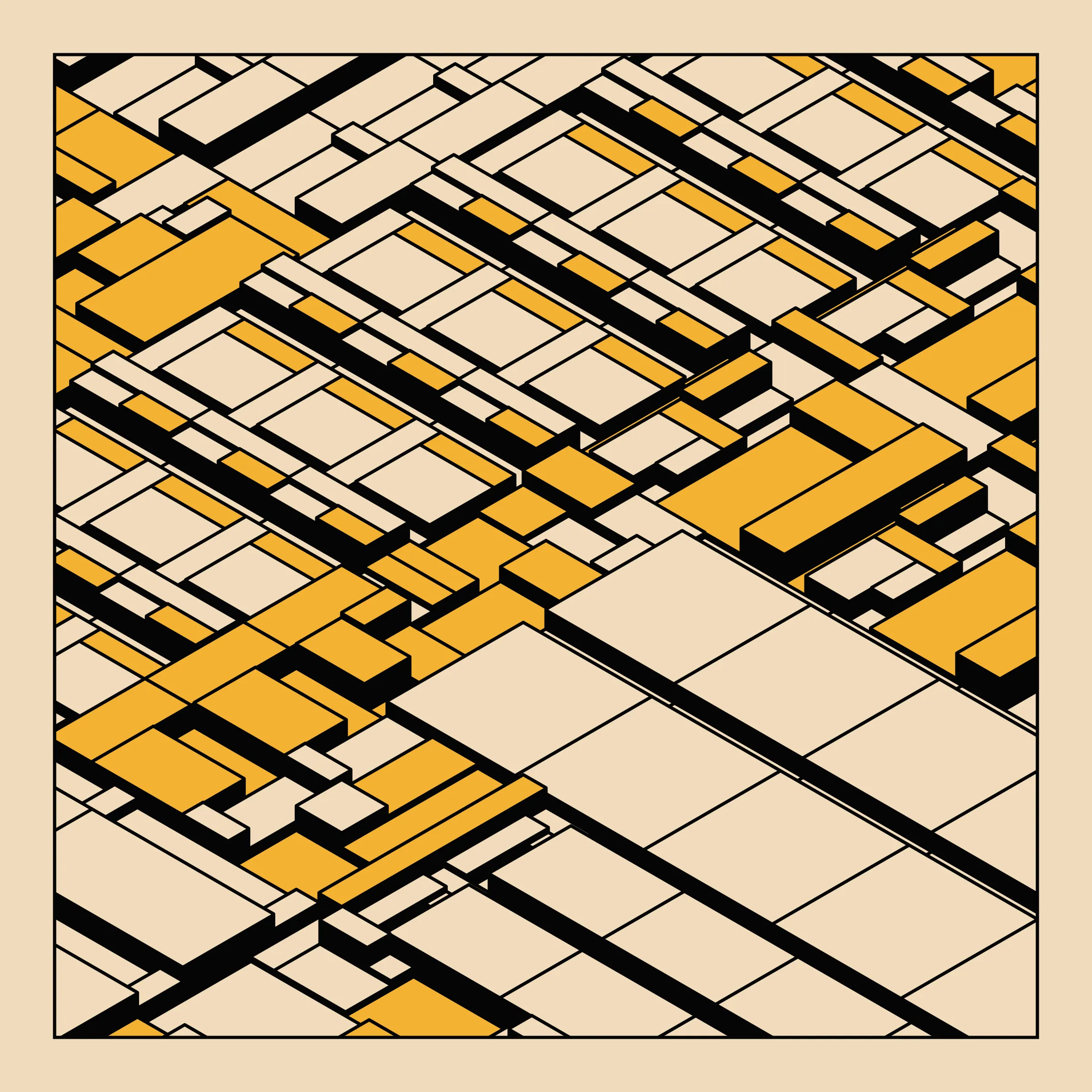 Archetype explores the use of repetition as a counterweight to unruly, random structures. As each single component look chaotic alone, the repetition brings along a sense of intentionality, ultimately resulting in a complex, yet satisfying expression.