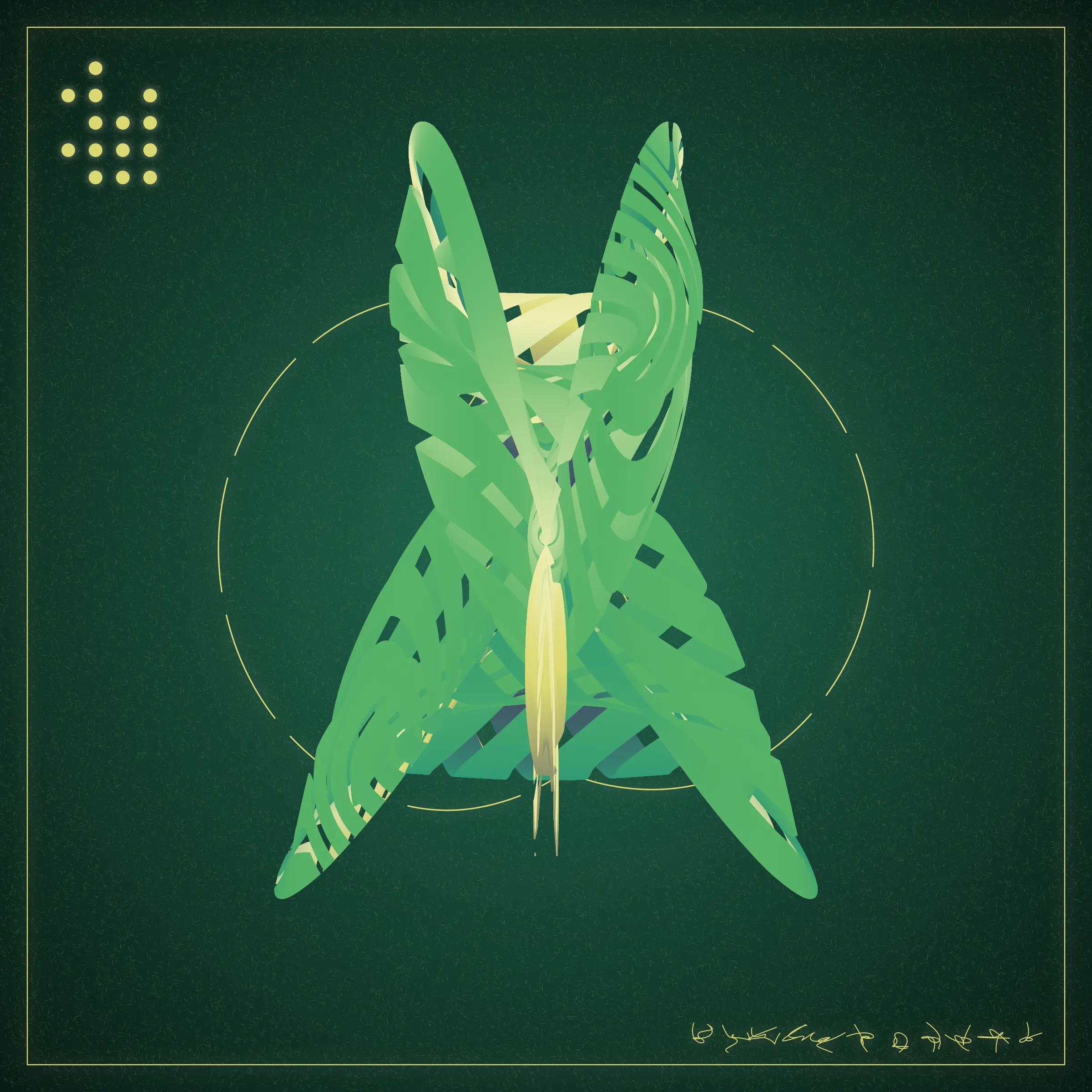 These are the military alien insects. They are symmetrical and asymmetrical simultaneously for existence in several dimensions. Being in a team, they unite into a collective mind increasing each other's abilities.

**Controls:**

Click to change mode (standard, skeleton, avatar). Press 1 to 9 to set pixel density according to the numbers.

 Sometimes before a new Shvembldr release, there is an opportunity to win TBOA tokens in Alien Insects Battle: https://www.tboa.club/insect_battle.