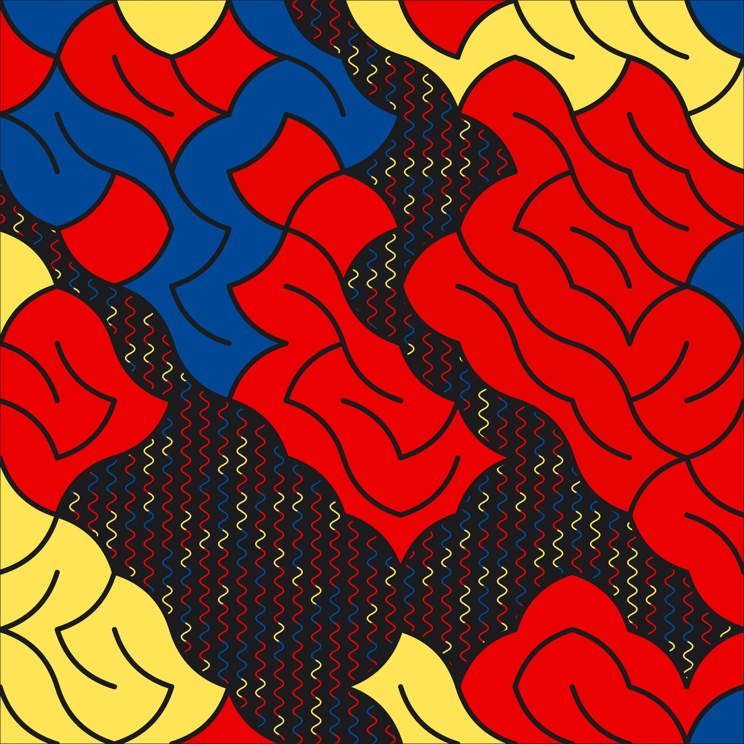 Cushions brings together image processing and generative art techniques. The latter provides the geometric structure, and the former creates the organic shapes. Every single pixel and its connectedness to other pixels are explicitly considered. Inspiration for the palettes ranges from digital illustrations and pastels to a nod to renowned artists and different ethnicities. The organic shapes and the textures within symbolize the beauty in our individual oddities. Some pieces evoke the semblance of fantastical dreams in starry nights. Some of the comfort and familiarity of home. Some of nostalgia and long-lost friends. Some of reasonable and grounded perspectives. Some of sparks, some of style, some of strength, and some of passion. Some of candy. Some of pop art. Some of modern interior design. And some of traditional Indian cushions, known as Takiya.