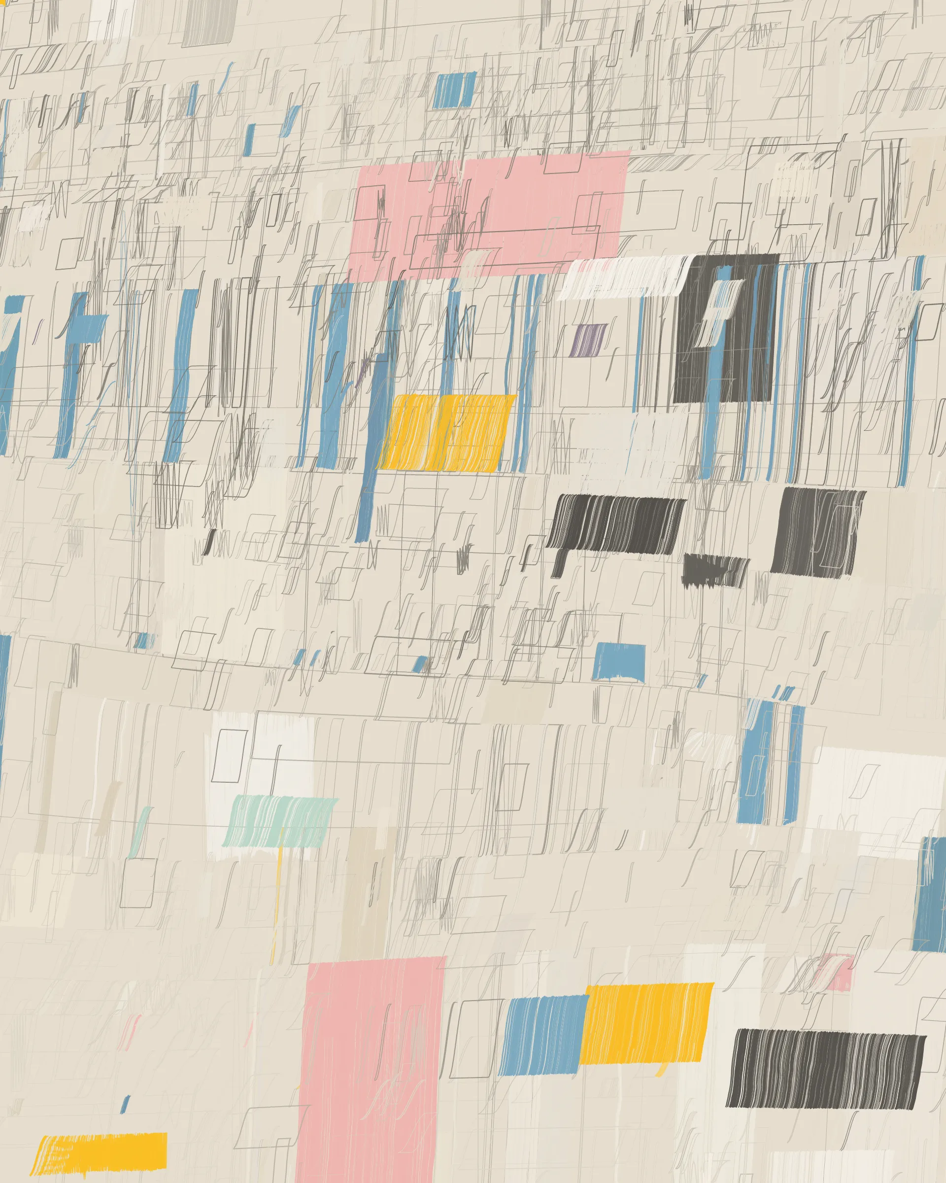 Incomplete Control is about letting go, allowing room for error and imperfection. It is a meditation on the relation between analogue and computational aesthetics. The output space is a continuous spectrum. Each iteration has its own character to discover and enjoy, if you are willing to give it the time.