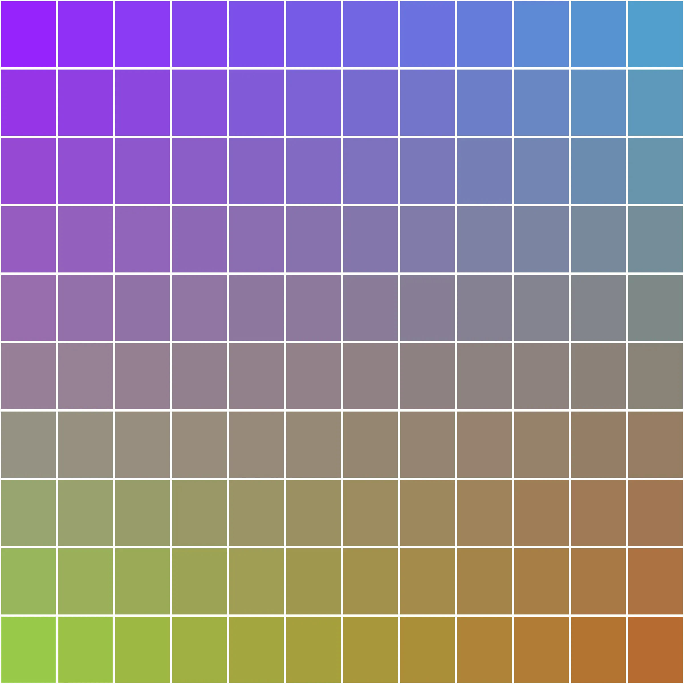Exploring the interaction of four parent colors.