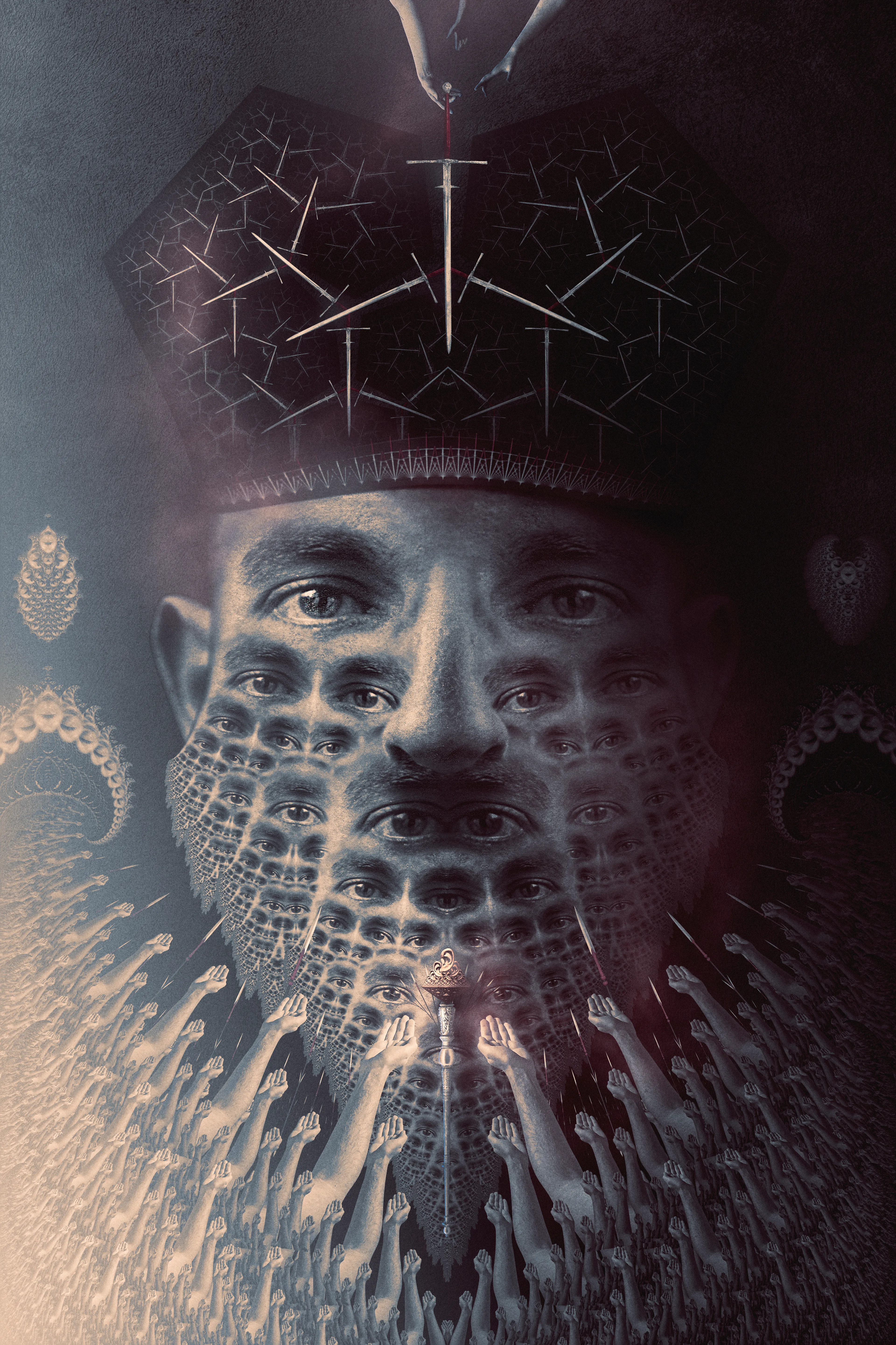 I am your silence.  
Artist: Luiz André Gama - Series: Centauromachy - Date: 2023 - Size: 4724x7087px