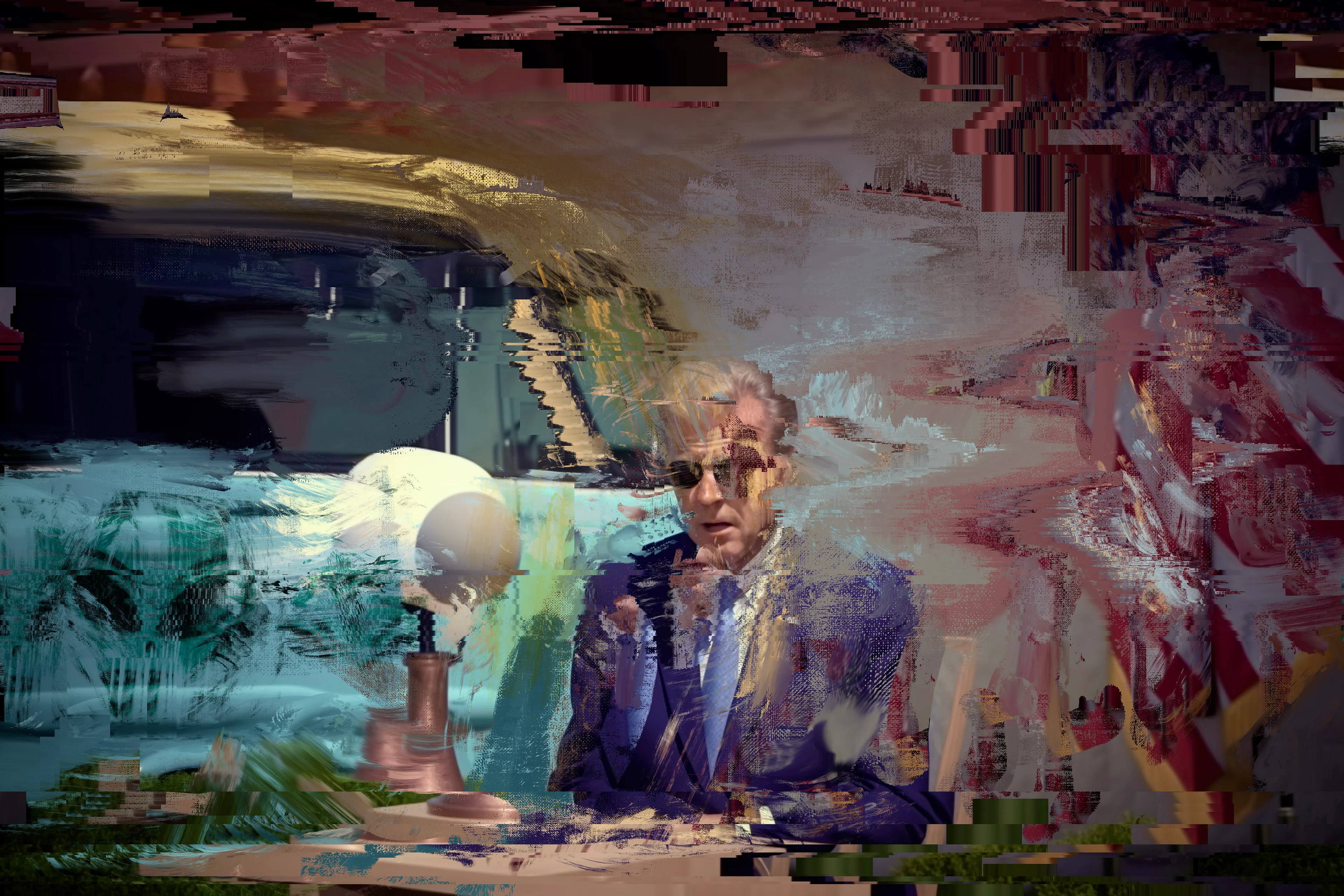 Norman Harman has strayed further & further from the motel to pluck the outgrowths of the glitched & morphic wastelands of SIGHTSEERS and offer it to collectors as the exclusive Perimeter Town set. 

SIGHTSEERS, Norman Harman's first serial collection, created a world that goes to the roots of both the cryptoart movement and of humanity's current historical crossroads. Based on the sightseers who came to watch the nuclear bomb tests that took place in the desert outside of Las Vegas during the 1950s, the landscape is populated with blithely doomed figures. Against this backdrop, Harman invokes the cataclysmic potential of a new technological frontier: AI. 

Perimeter Town is the result of Harman's work in the months following SIGHTSEERS, a boutique set that reveals the refined emergences on the perimeter of the SIGHTSEERS world.