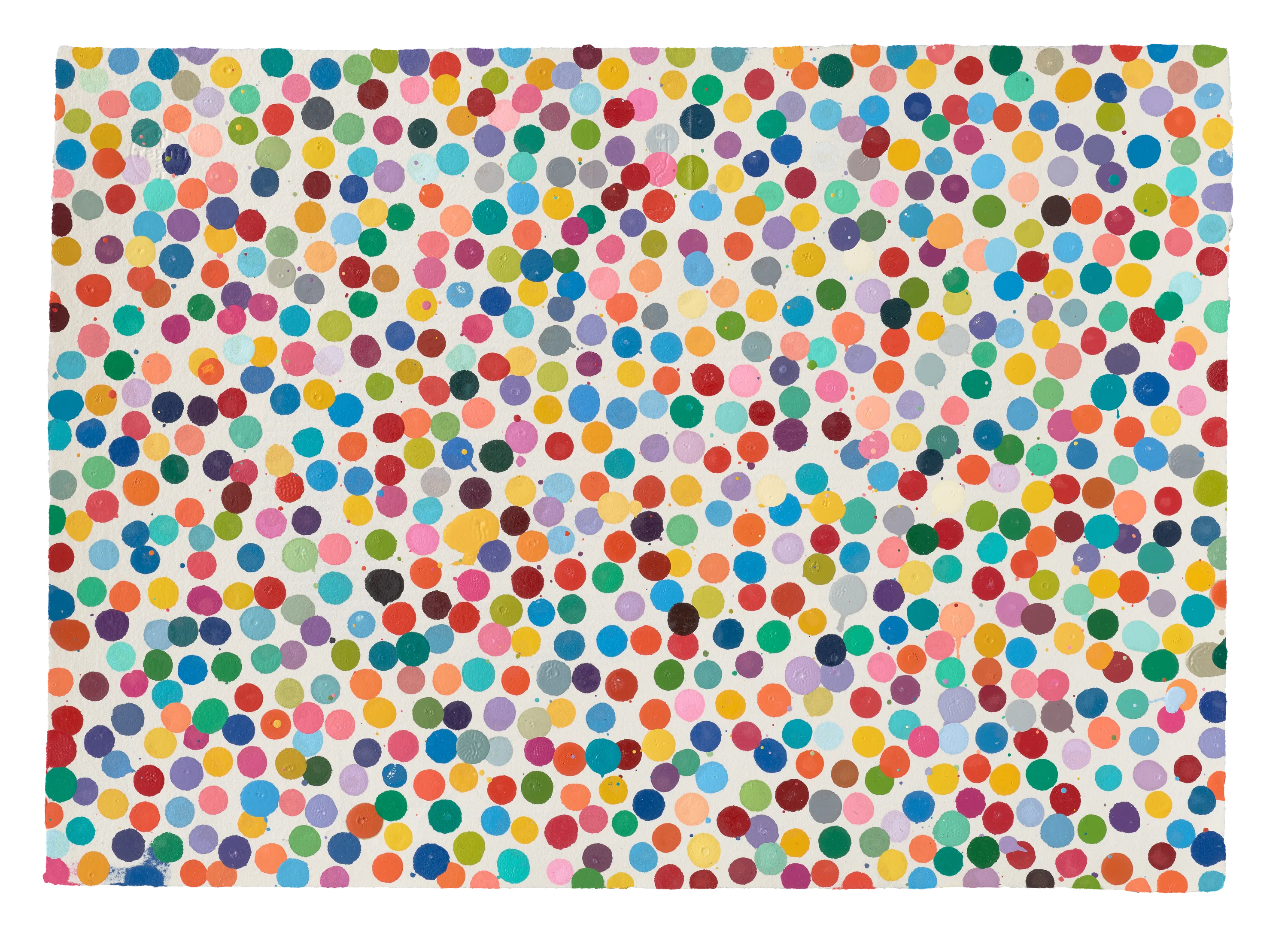 Twentyfour patches of paint