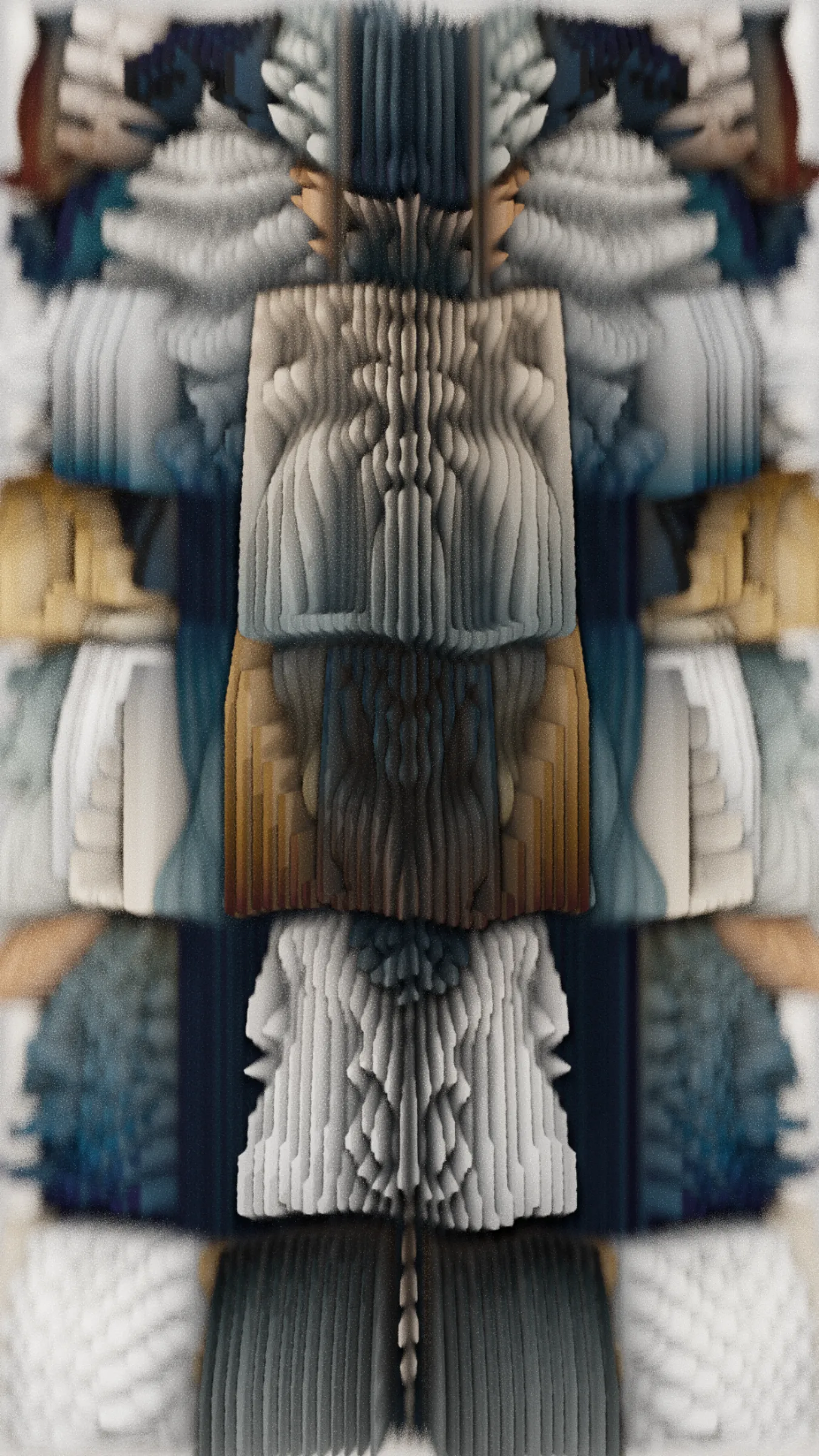 In Bokeh, Michael Kozlowski unites algorithmic artistry with refined physical craftsmanship, creating sculptures, lighting, and digital works that explore the interplay of light, form, and the complexity of perception. 

At the heart of the Bokeh collection lie three hundred unique digital artworks, generated by the base algorithm that informs every physical piece. Collectors will have the rare opportunity to acquire one of thirty exclusive wall sculptures, each a tangible expression of its digital counterpart. These sculptures, sold after the digital auction on a first-come, first-served basis, embody the connection between the digital and the material, merging code and craft.