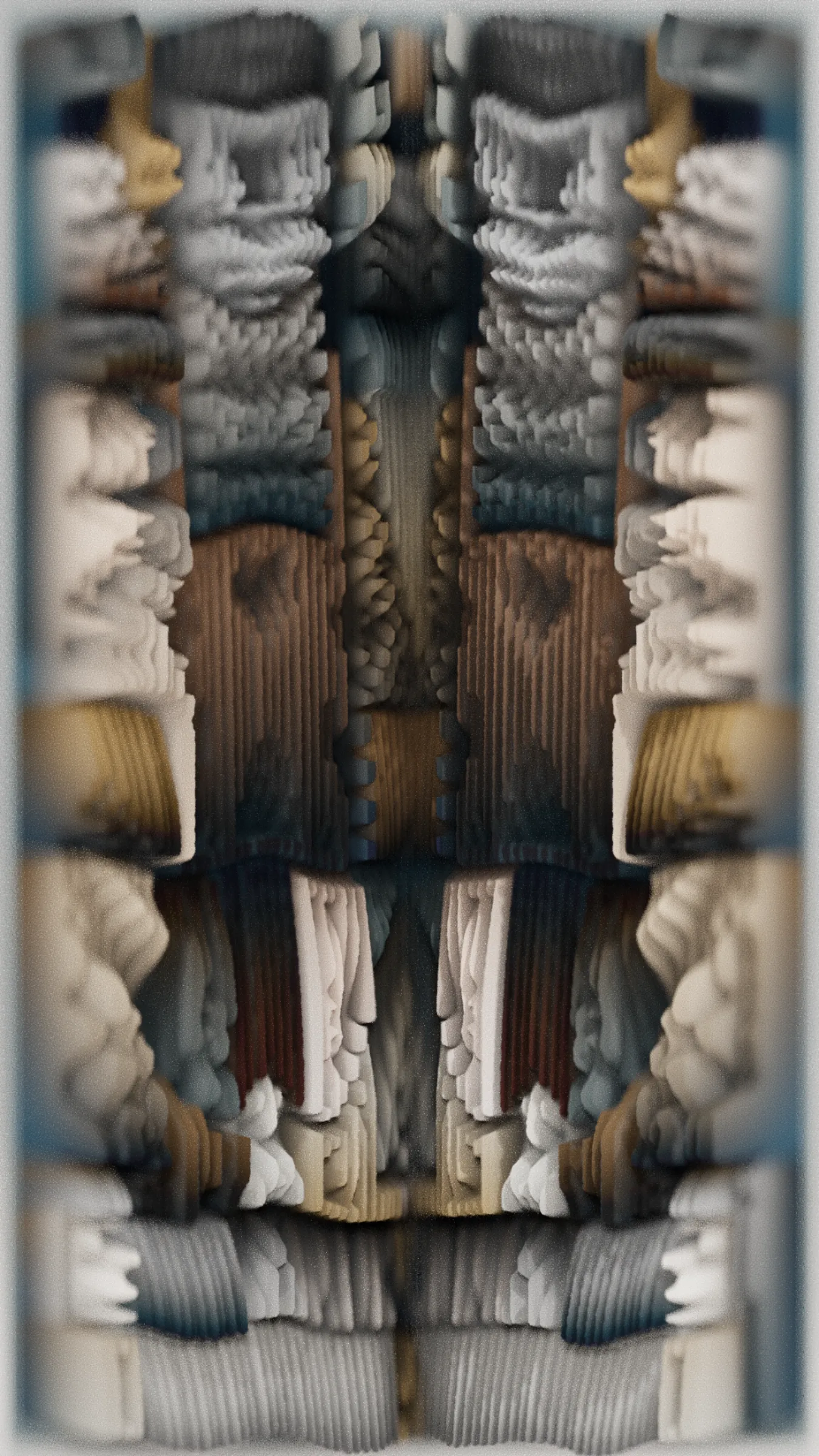 In Bokeh, Michael Kozlowski unites algorithmic artistry with refined physical craftsmanship, creating sculptures, lighting, and digital works that explore the interplay of light, form, and the complexity of perception. 

At the heart of the Bokeh collection lie three hundred unique digital artworks, generated by the base algorithm that informs every physical piece. Collectors will have the rare opportunity to acquire one of thirty exclusive wall sculptures, each a tangible expression of its digital counterpart. These sculptures, sold after the digital auction on a first-come, first-served basis, embody the connection between the digital and the material, merging code and craft.