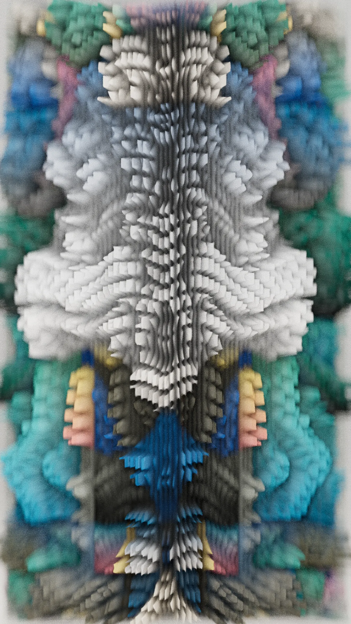In Bokeh, Michael Kozlowski unites algorithmic artistry with refined physical craftsmanship, creating sculptures, lighting, and digital works that explore the interplay of light, form, and the complexity of perception. 

At the heart of the Bokeh collection lie three hundred unique digital artworks, generated by the base algorithm that informs every physical piece. Collectors will have the rare opportunity to acquire one of thirty exclusive wall sculptures, each a tangible expression of its digital counterpart. These sculptures, sold after the digital auction on a first-come, first-served basis, embody the connection between the digital and the material, merging code and craft.