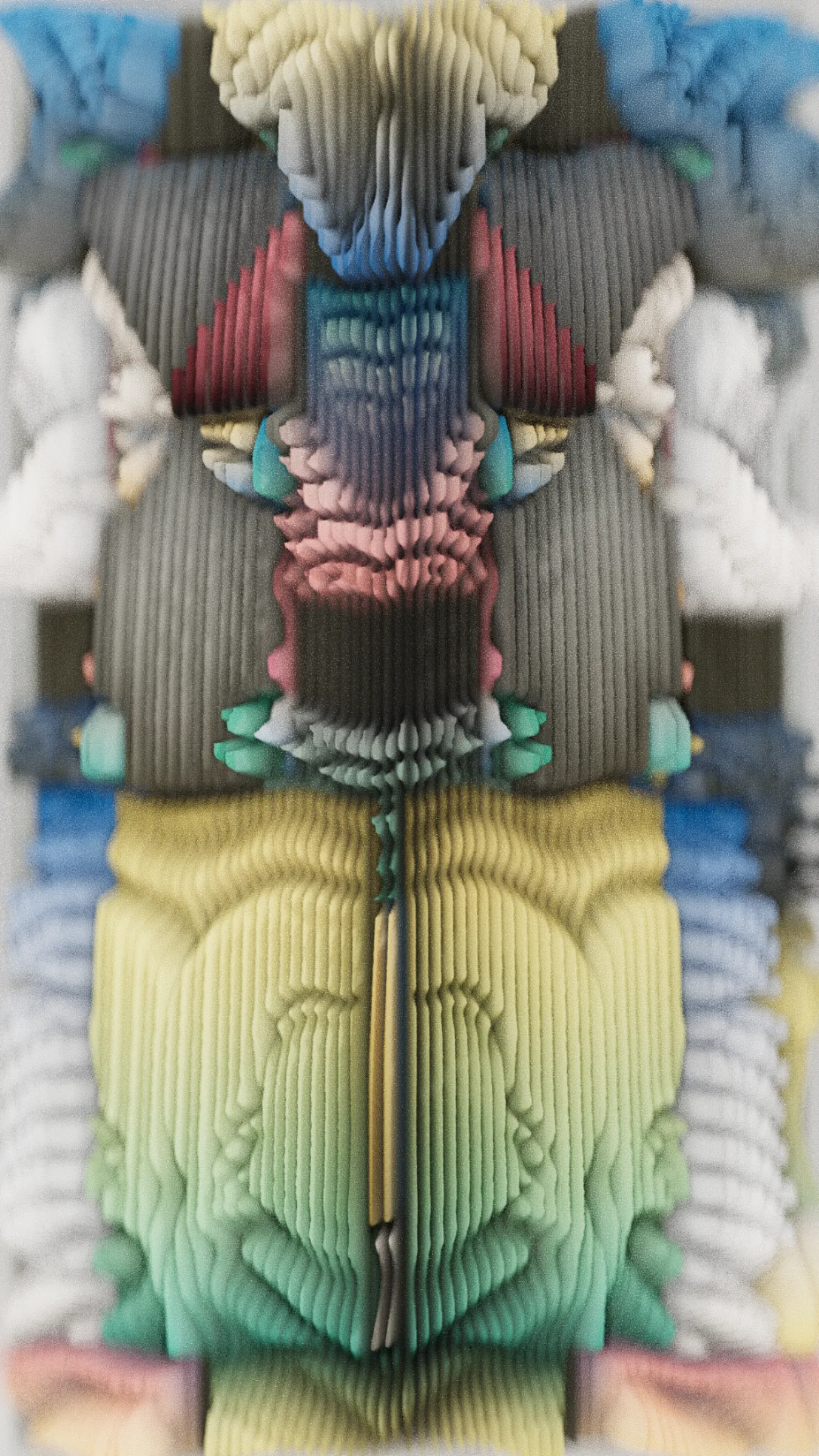 In Bokeh, Michael Kozlowski unites algorithmic artistry with refined physical craftsmanship, creating sculptures, lighting, and digital works that explore the interplay of light, form, and the complexity of perception. 

At the heart of the Bokeh collection lie three hundred unique digital artworks, generated by the base algorithm that informs every physical piece. Collectors will have the rare opportunity to acquire one of thirty exclusive wall sculptures, each a tangible expression of its digital counterpart. These sculptures, sold after the digital auction on a first-come, first-served basis, embody the connection between the digital and the material, merging code and craft.