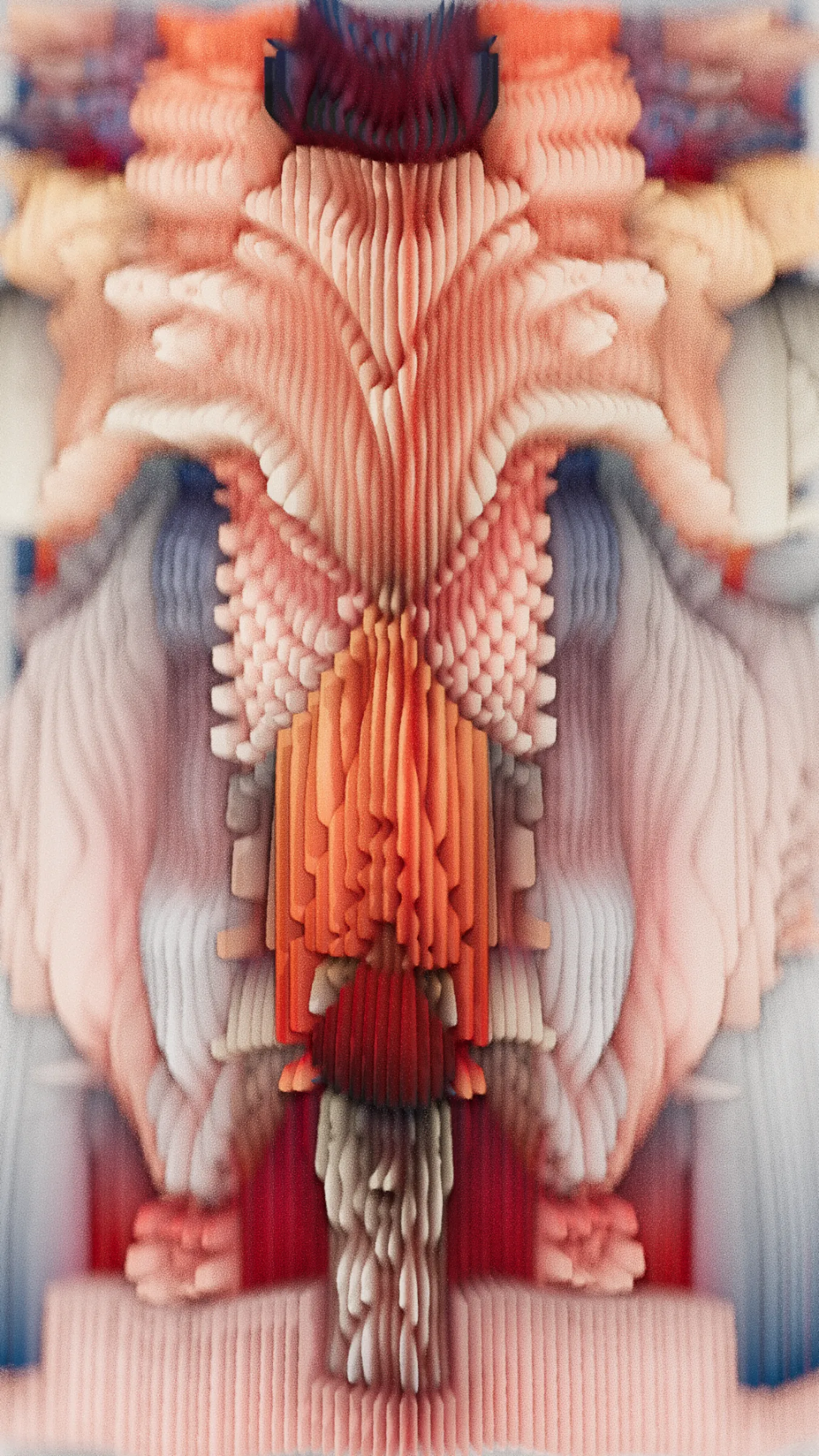 In Bokeh, Michael Kozlowski unites algorithmic artistry with refined physical craftsmanship, creating sculptures, lighting, and digital works that explore the interplay of light, form, and the complexity of perception. 

At the heart of the Bokeh collection lie three hundred unique digital artworks, generated by the base algorithm that informs every physical piece. Collectors will have the rare opportunity to acquire one of thirty exclusive wall sculptures, each a tangible expression of its digital counterpart. These sculptures, sold after the digital auction on a first-come, first-served basis, embody the connection between the digital and the material, merging code and craft.