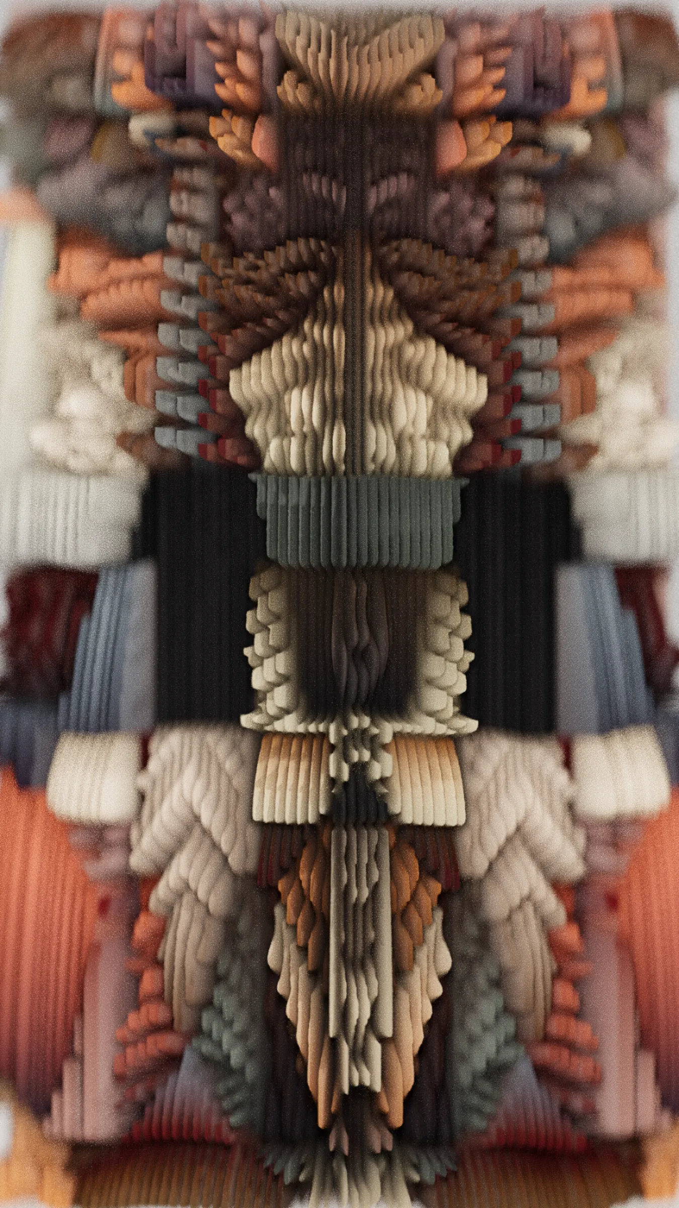 In Bokeh, Michael Kozlowski unites algorithmic artistry with refined physical craftsmanship, creating sculptures, lighting, and digital works that explore the interplay of light, form, and the complexity of perception. 

At the heart of the Bokeh collection lie three hundred unique digital artworks, generated by the base algorithm that informs every physical piece. Collectors will have the rare opportunity to acquire one of thirty exclusive wall sculptures, each a tangible expression of its digital counterpart. These sculptures, sold after the digital auction on a first-come, first-served basis, embody the connection between the digital and the material, merging code and craft.