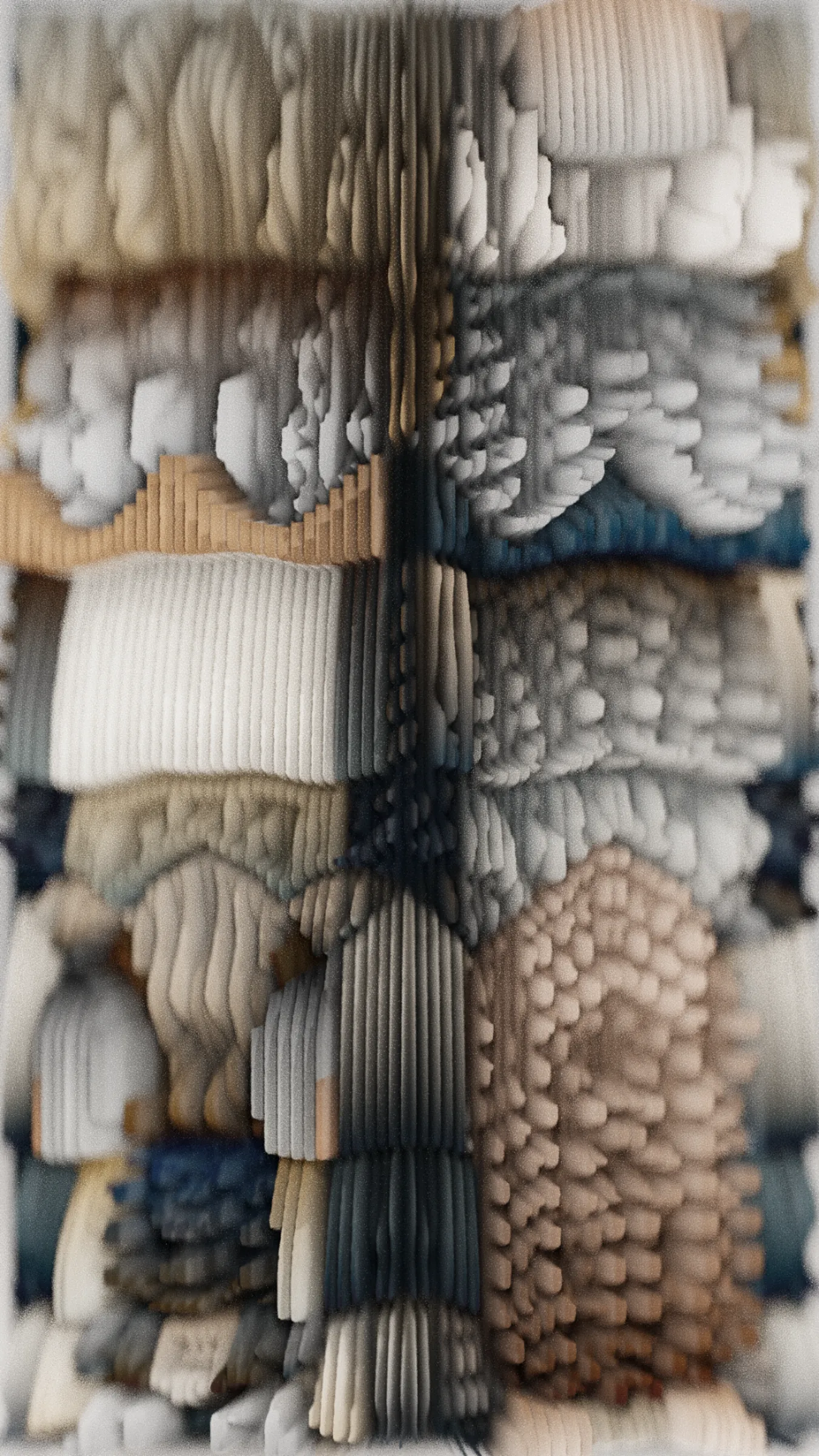 In Bokeh, Michael Kozlowski unites algorithmic artistry with refined physical craftsmanship, creating sculptures, lighting, and digital works that explore the interplay of light, form, and the complexity of perception. 

At the heart of the Bokeh collection lie three hundred unique digital artworks, generated by the base algorithm that informs every physical piece. Collectors will have the rare opportunity to acquire one of thirty exclusive wall sculptures, each a tangible expression of its digital counterpart. These sculptures, sold after the digital auction on a first-come, first-served basis, embody the connection between the digital and the material, merging code and craft.