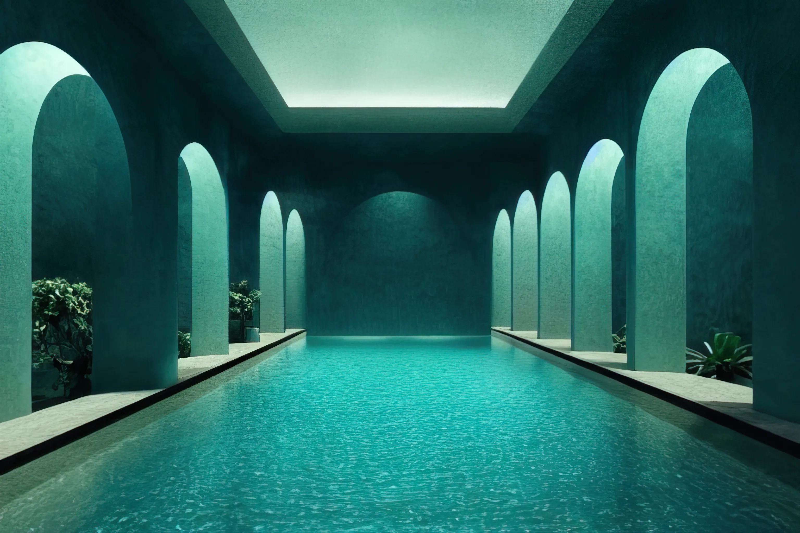 Time to take a dip in a relaxing pool of blue.