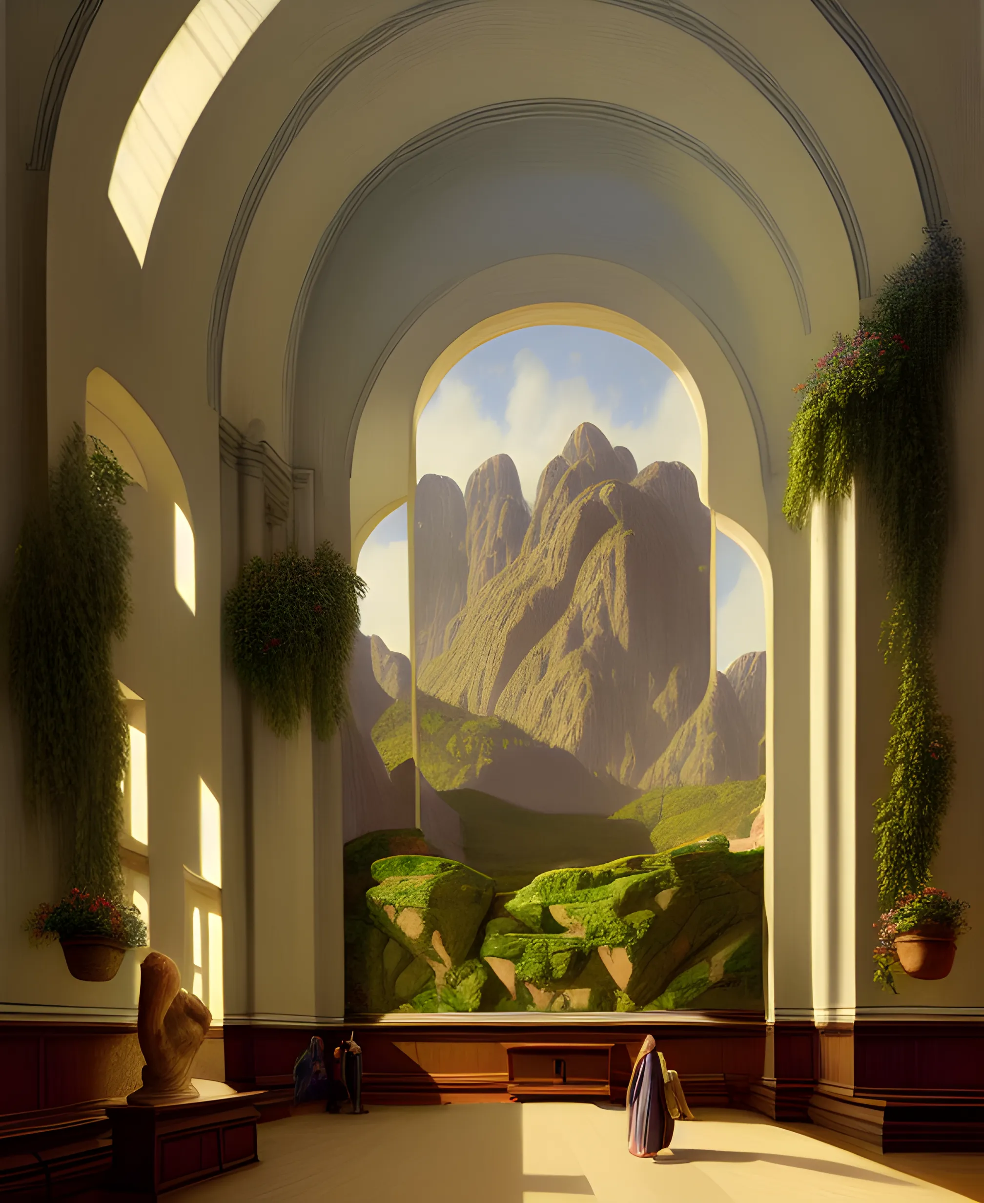 In the future, will Nature be so ravaged by pollution, deforestation and climate change that the only way to enjoy it would be through a preserved slice, in an indoor museum ?