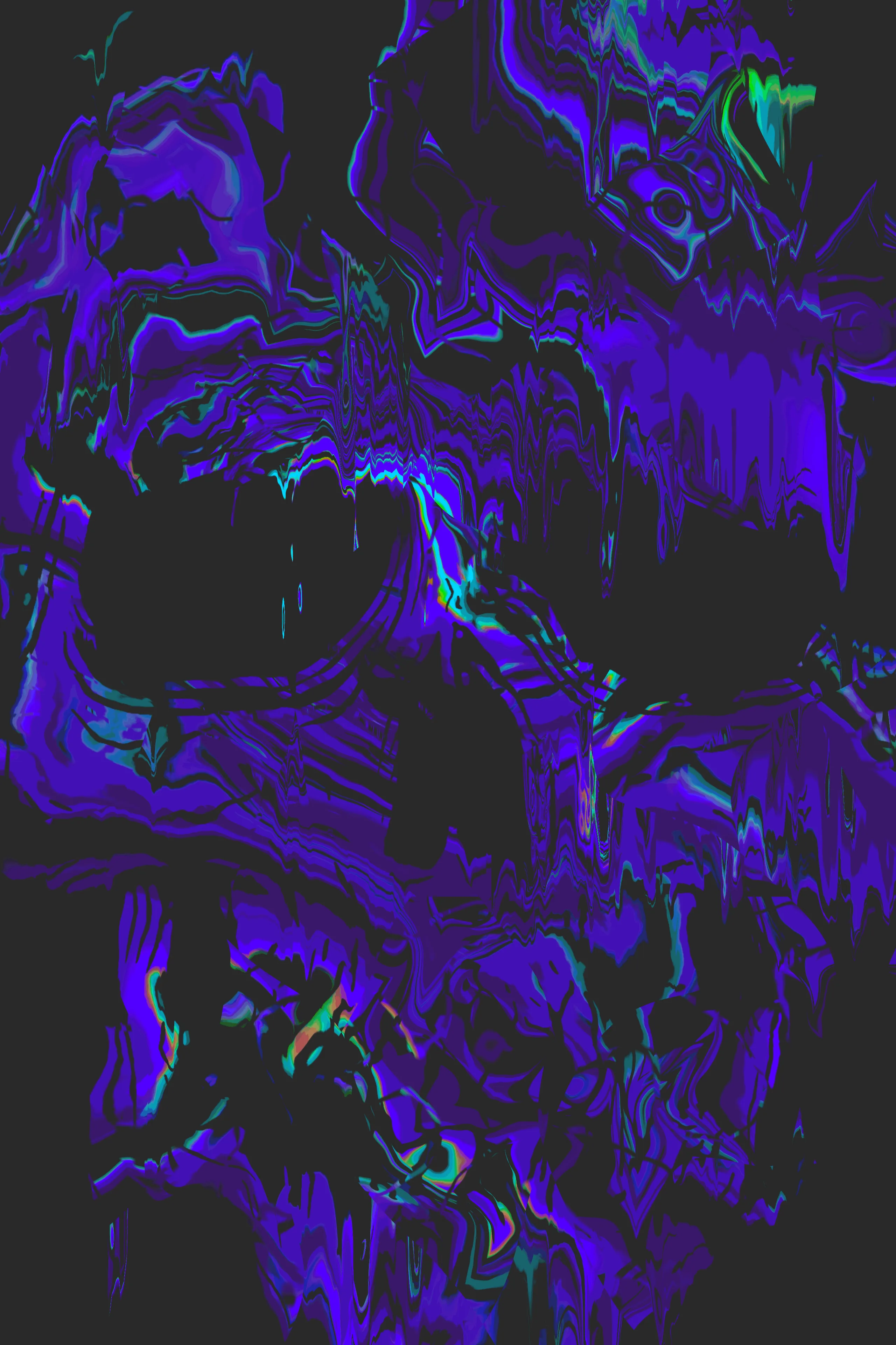 Some digital marks I made on top of these recent generative experimentations, where through some coding, I'm trying to get a sort of a digital fluid painting resembling those old marbled papers I used to love behind covers of old books. A different approach to my Marble Marvels. 
Let's embrace our mistakes and those things we cannot control. Let's be Human.