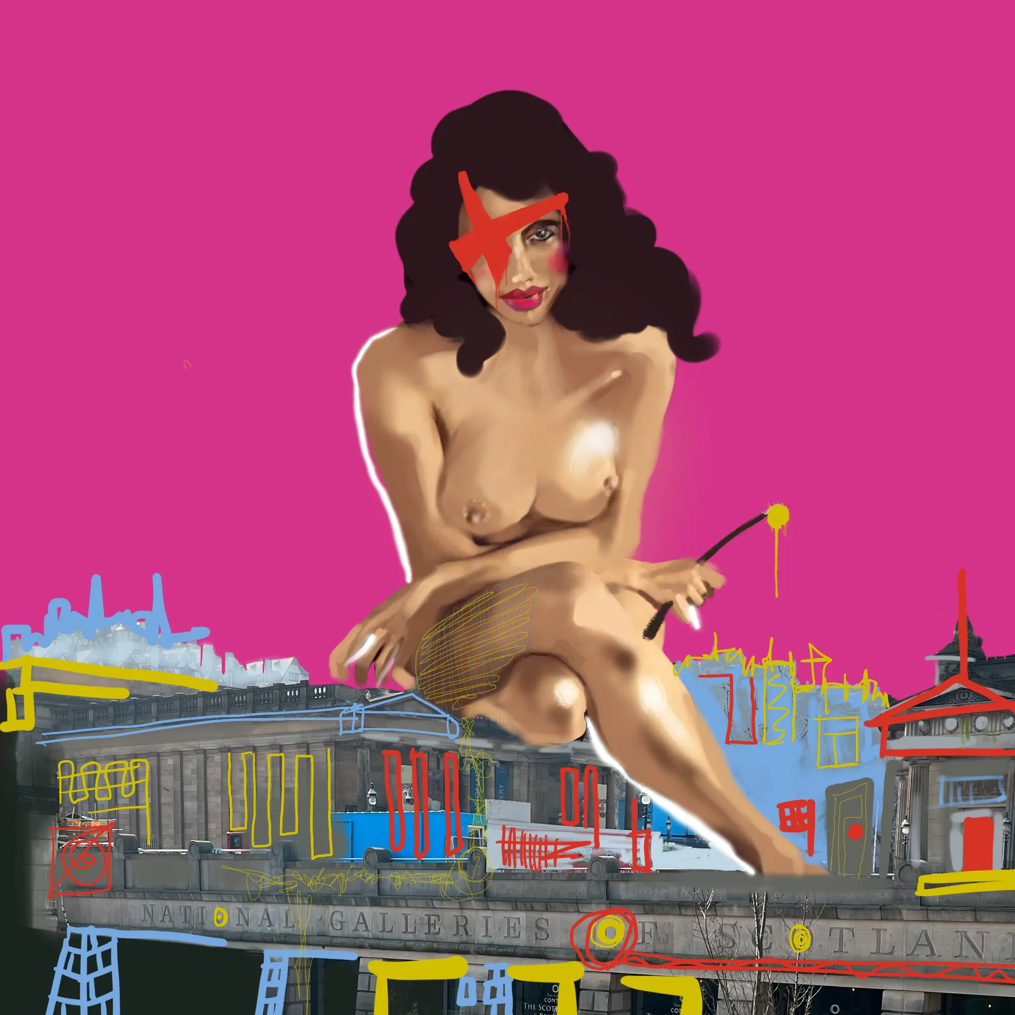 This City is your playground, baby
Canvas of the ancients at your feet
Make the shadows sing
He made it all for you...

Artist: Rocketgirl
Digital Painting x Photography (National Galleries of Scotland, Edinburgh)