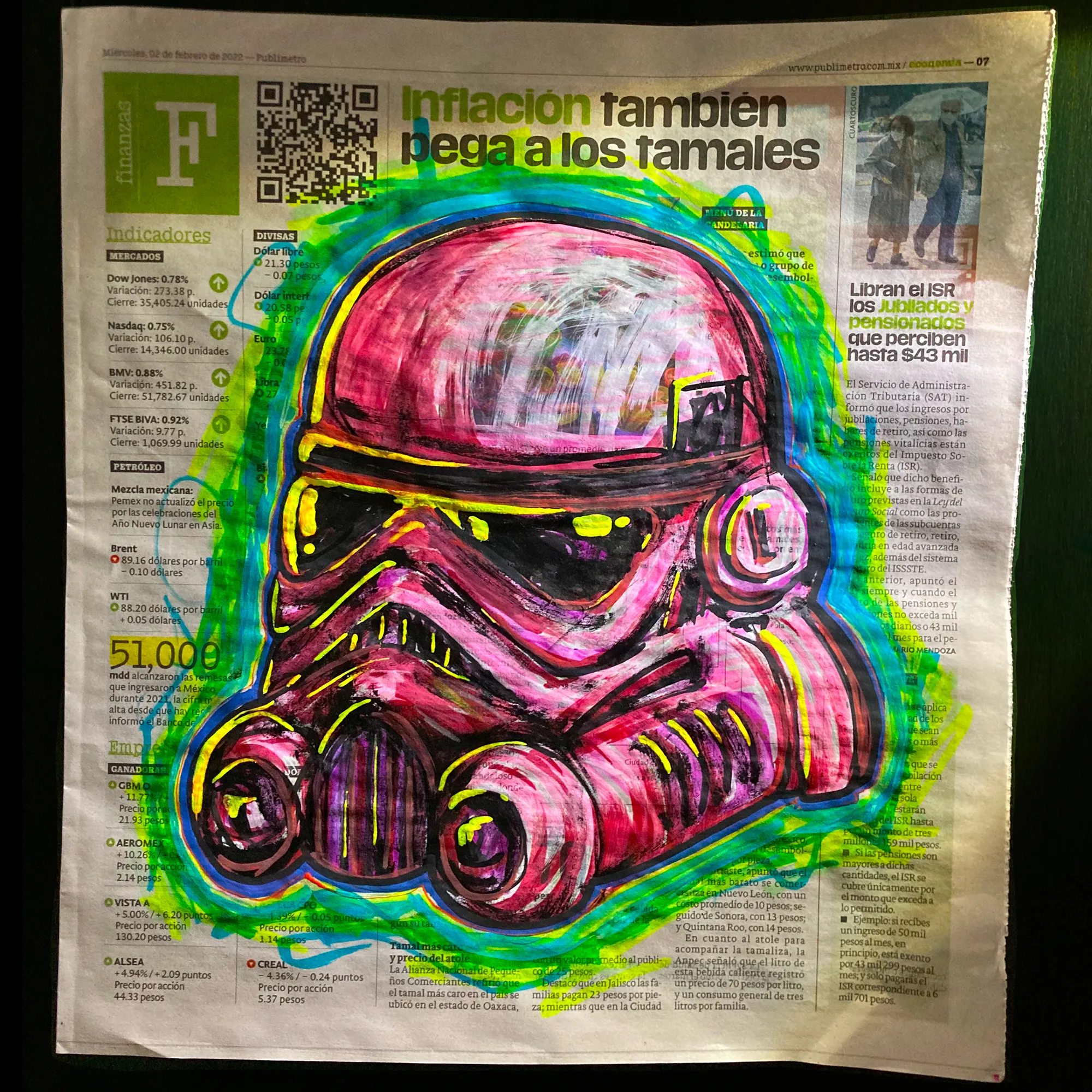 Wedenesday, February 2, 2022

51,000 million dollars reached the remittances that entered Mexico during 2021. 
Happy ATH!
Mix Media on Today's News