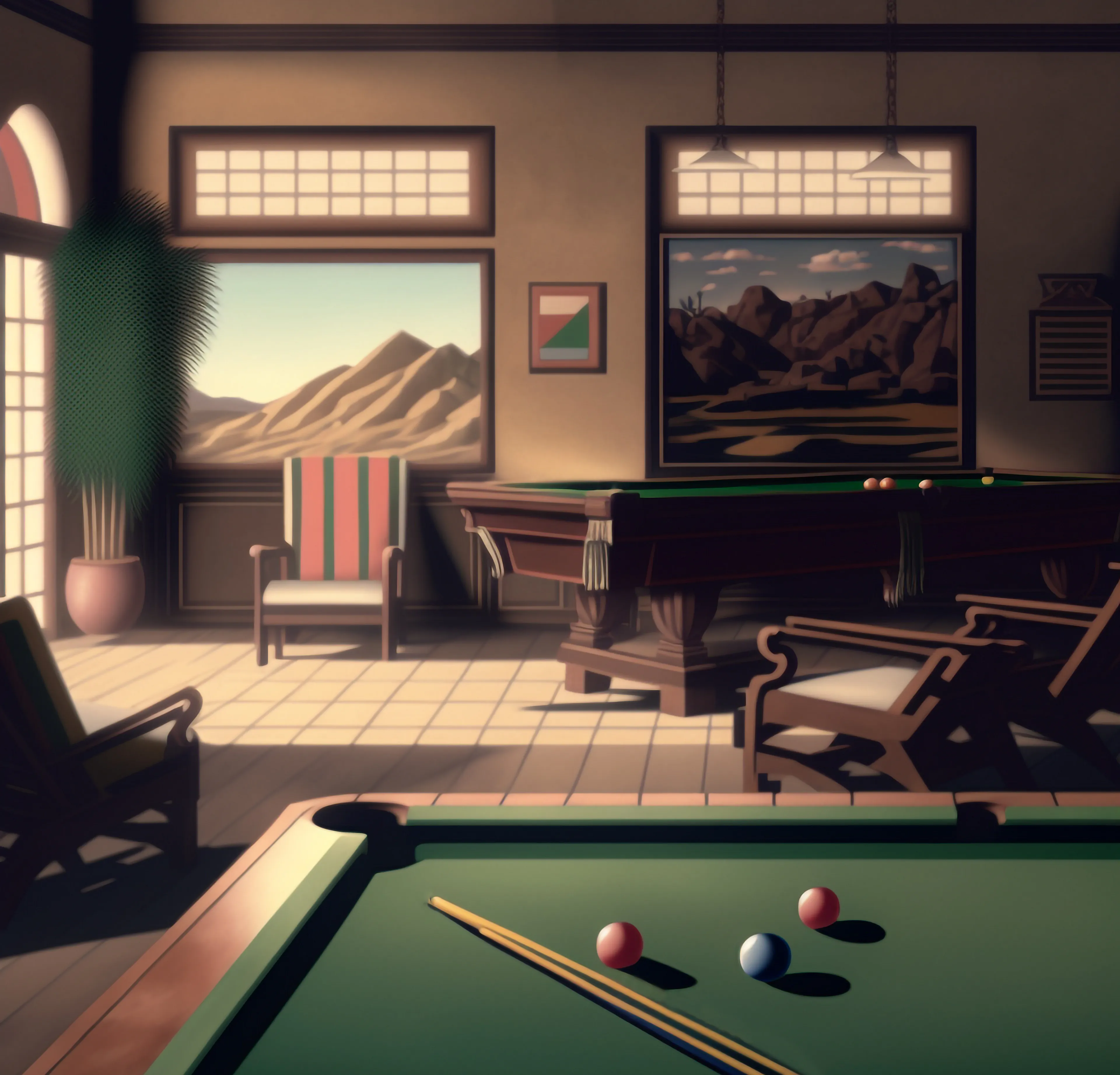 How about a few rounds of pool?