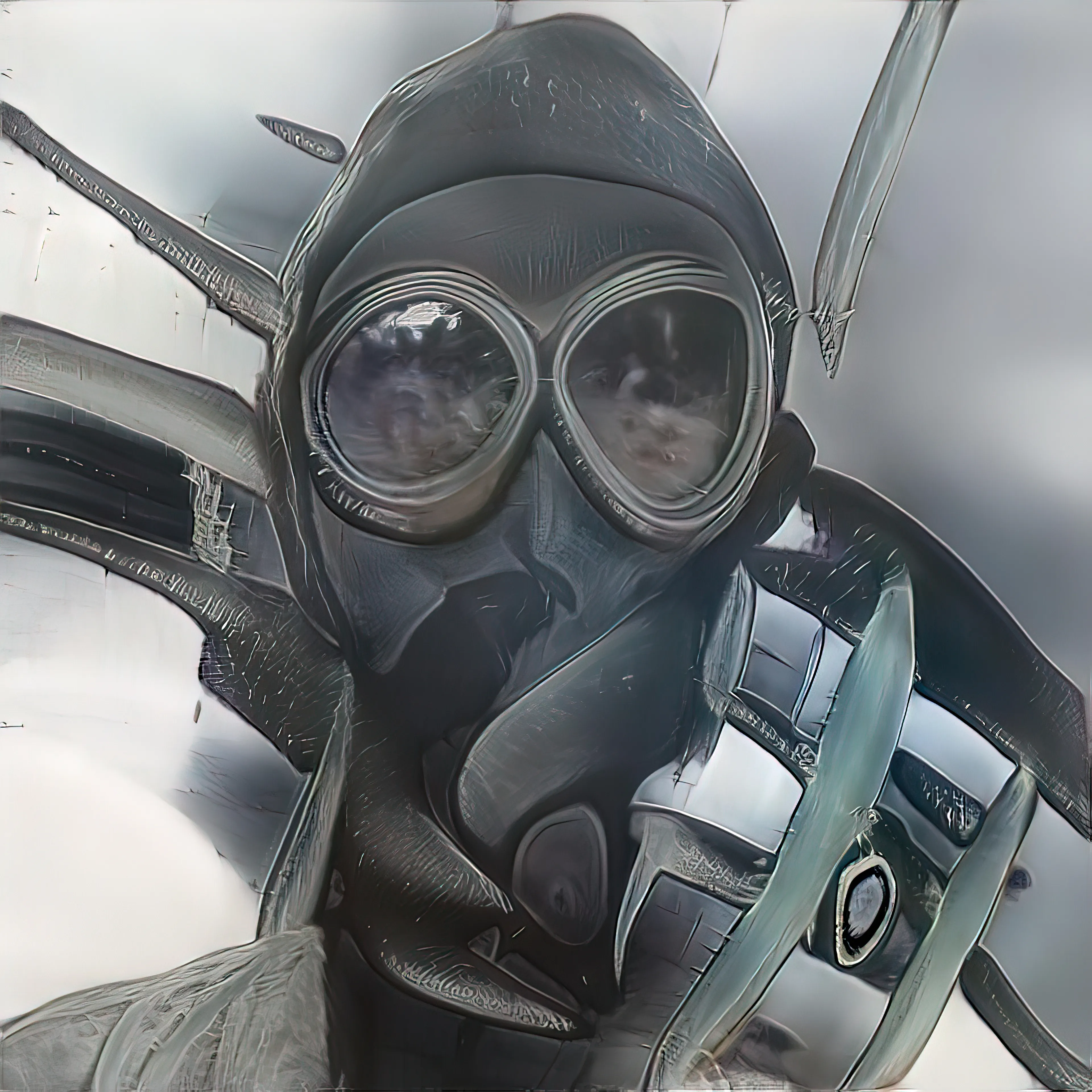 And the fifth angel sounded, and I saw a star from heaven fallen unto the earth: and there was given to him the key of the pit of the abyss. They have over them as king the angel of the abyss: his name in Hebrew is Abaddon, and in the Greek tongue he hath the name Apollyon.

Apollyon one of the Knights Of The Apocalypse. The artist expressed the image of our reality in 2016 - 2021, living as witness of a dark period of history full of signs of an apocalypse, by combining human faces, crucifix and the faces of clocks. Five Knights Of The Apocalypse reminds the human race that time is short. https://collect.bardionson.com/5knights