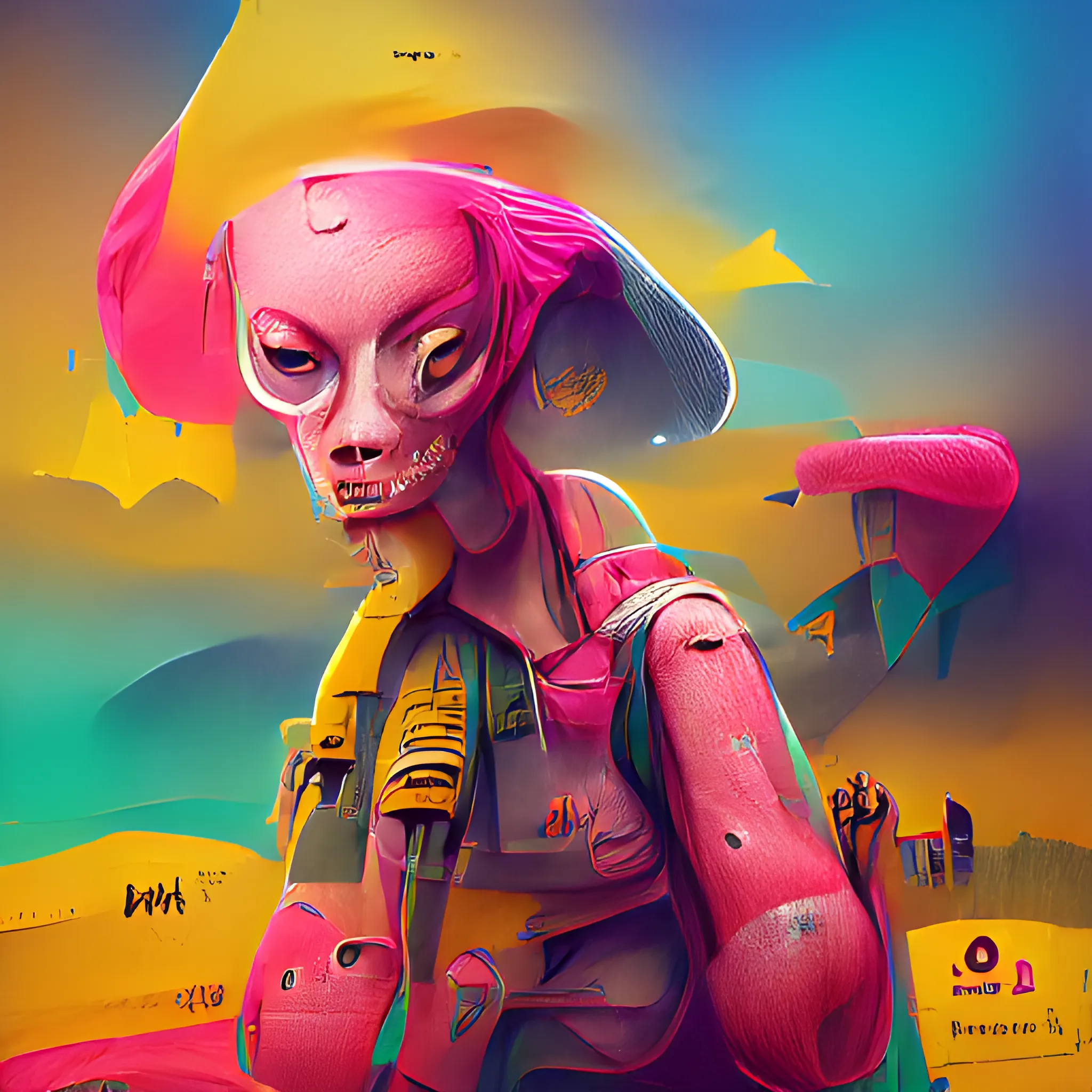 AI generated art from human input
2160x2160