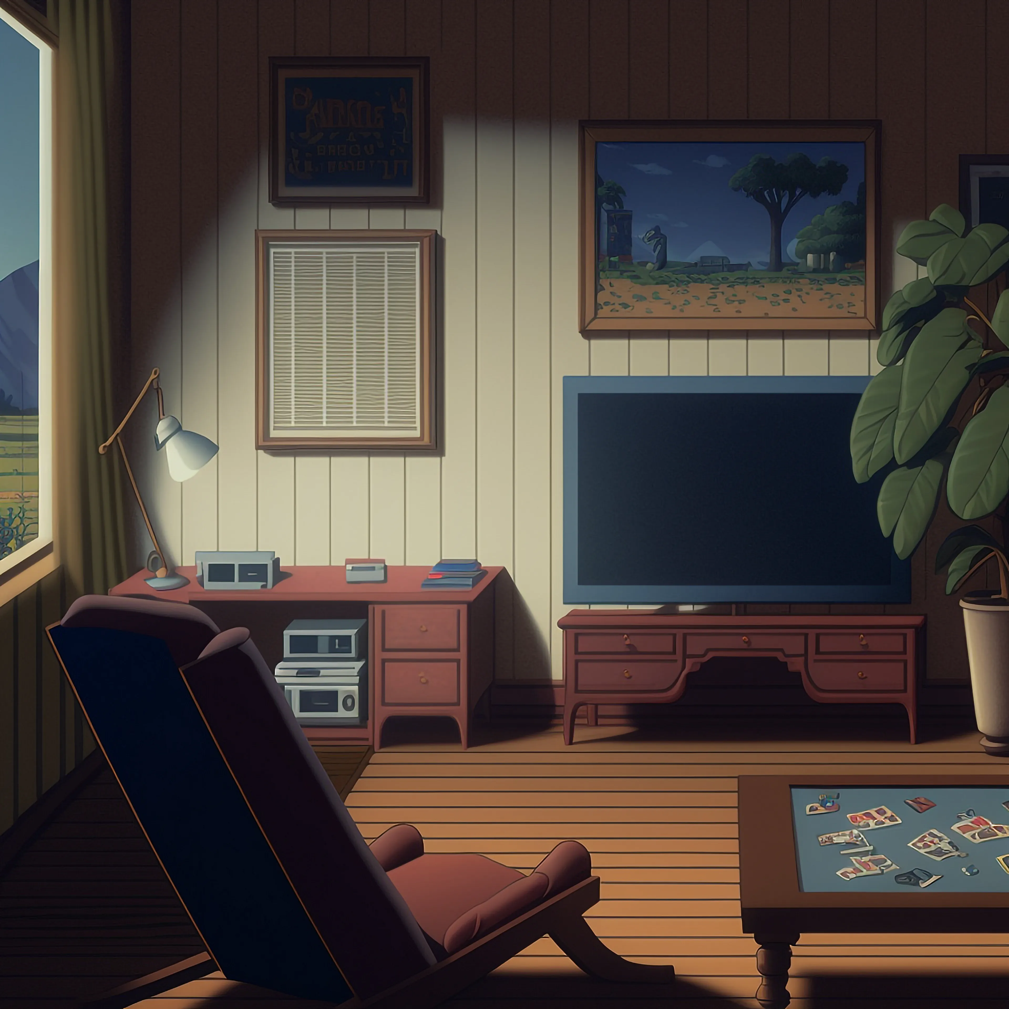 A solitude of peace, surrounded by memories.