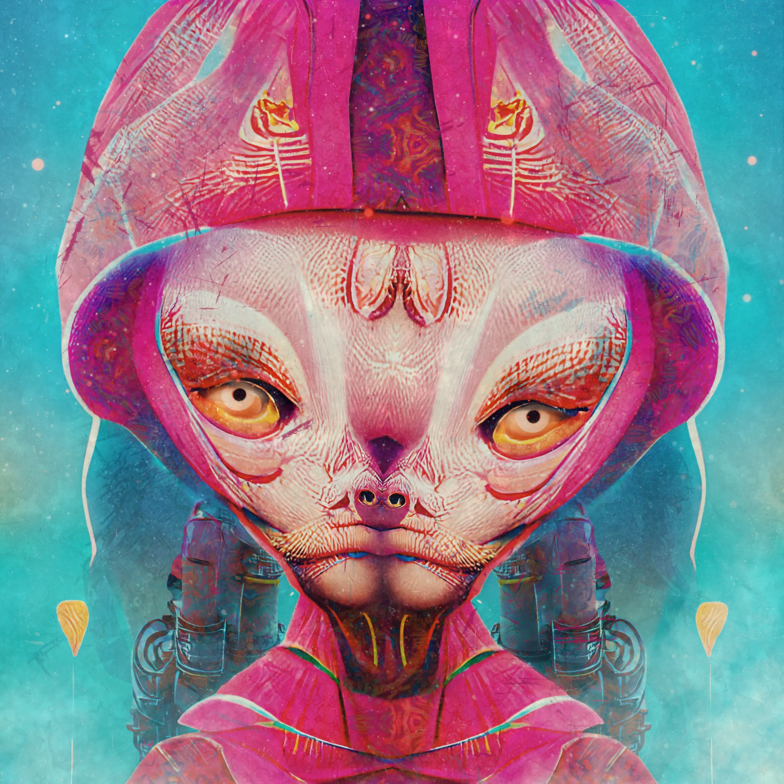 Where is my home on this planet? Where is my final destination?

Stories from an Exoplanet
AI generated art from human input + digital collage
3000x3000