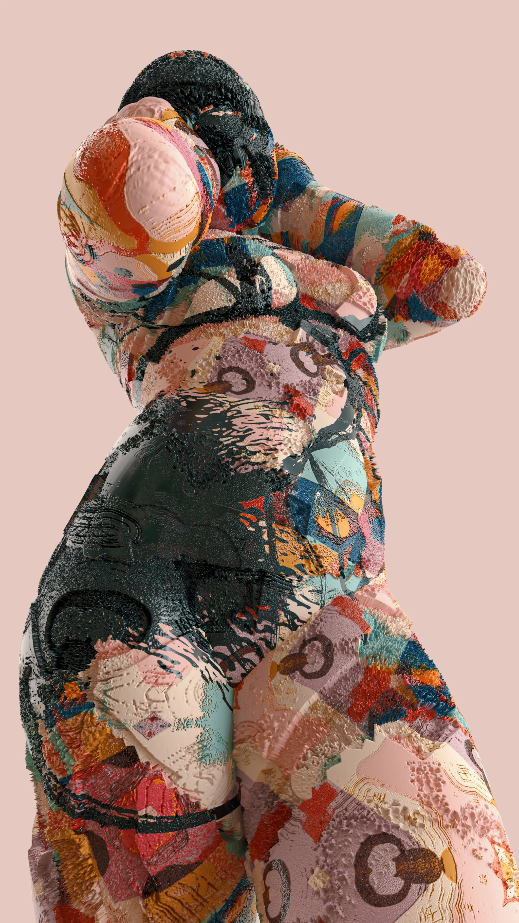 Series of digital 3D sculptures created with hand drawn/painted 3D materials.
I used a unique technique that I developed over the years in my 3D design.
2048x3640
My artworks are heavily inspirational – whenever I see something interesting that triggers an emotion or a memory, I’ll transform that into a concept. They are just the projection of my imagination. My digital sculptures depict the complexity of emotions, pleasant and unpleasant. I try to tell stories with my renderings that make people wonder. The art is good if it makes you feel something.